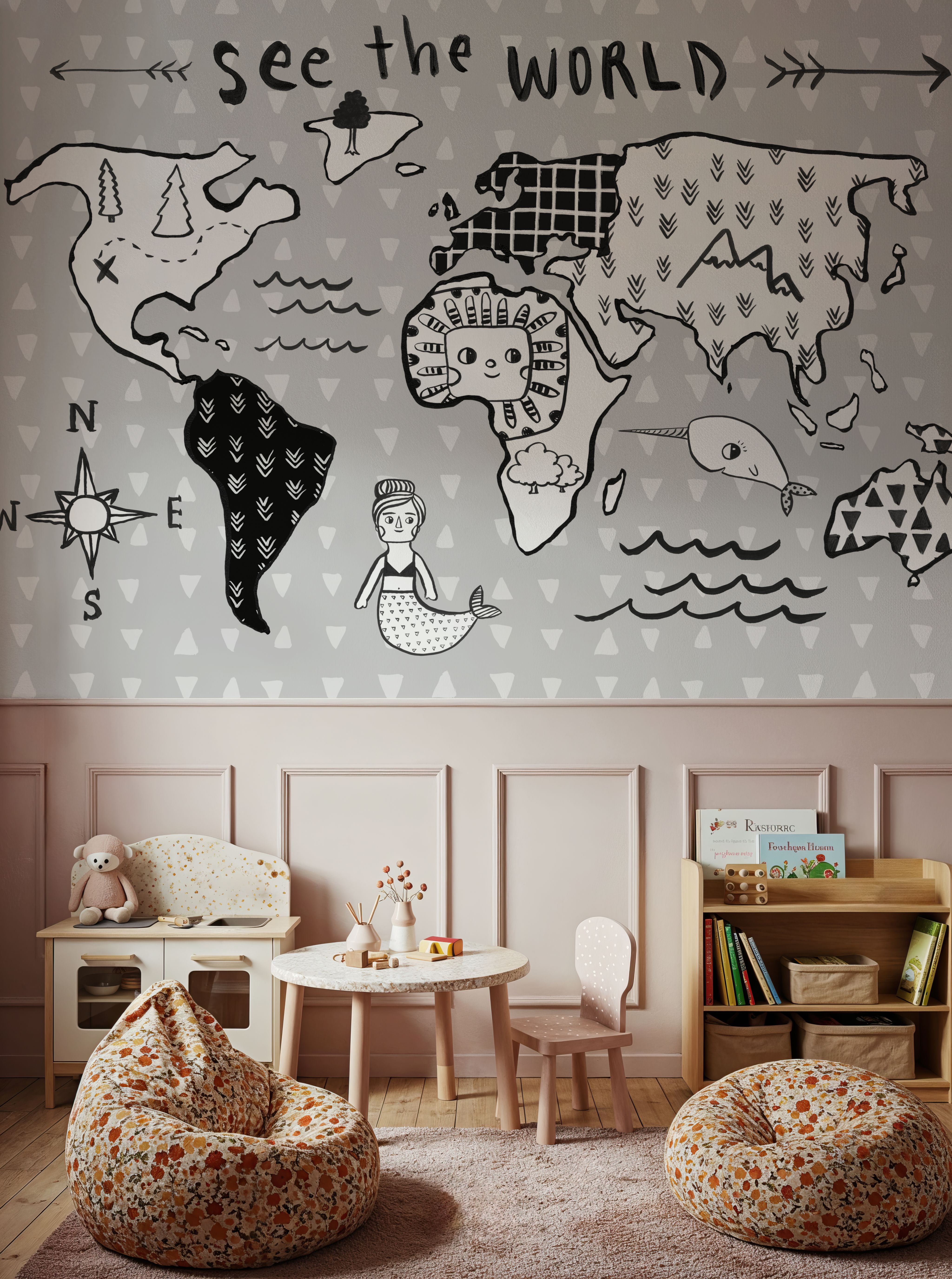 Baby Map Of The World