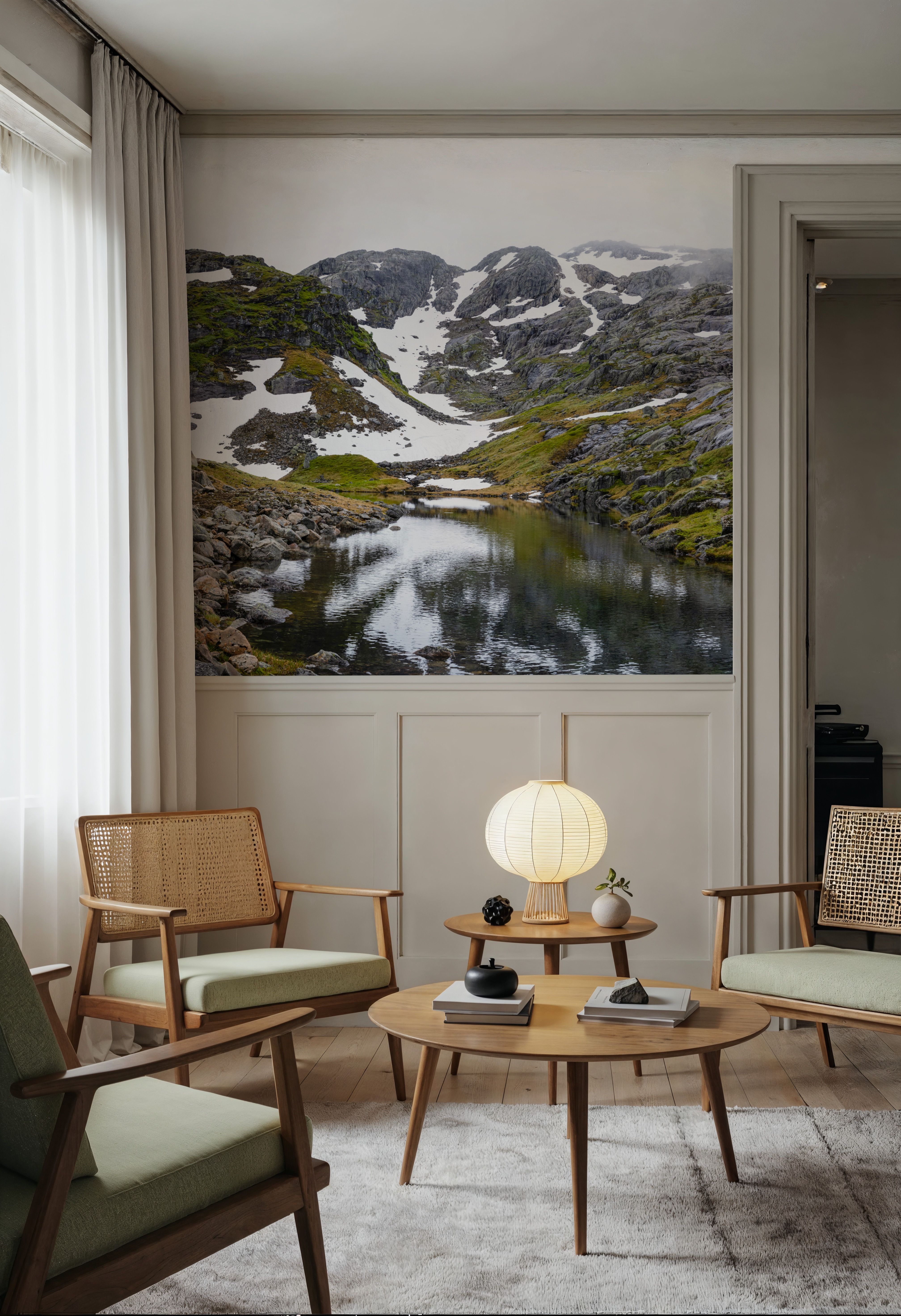 Mountain Stream Reflection