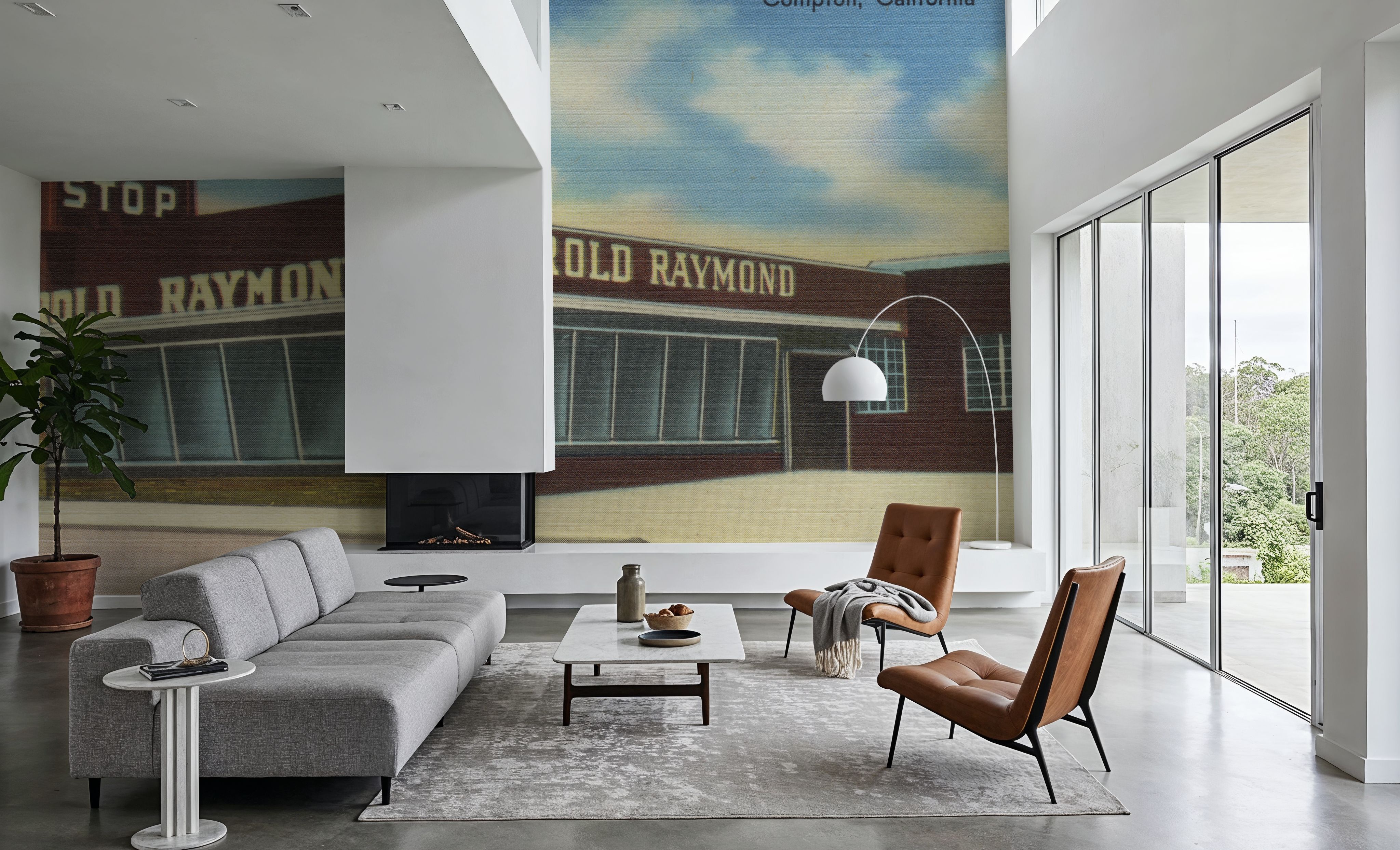 Greetings from Used Car Stop - Screenprint Postcard