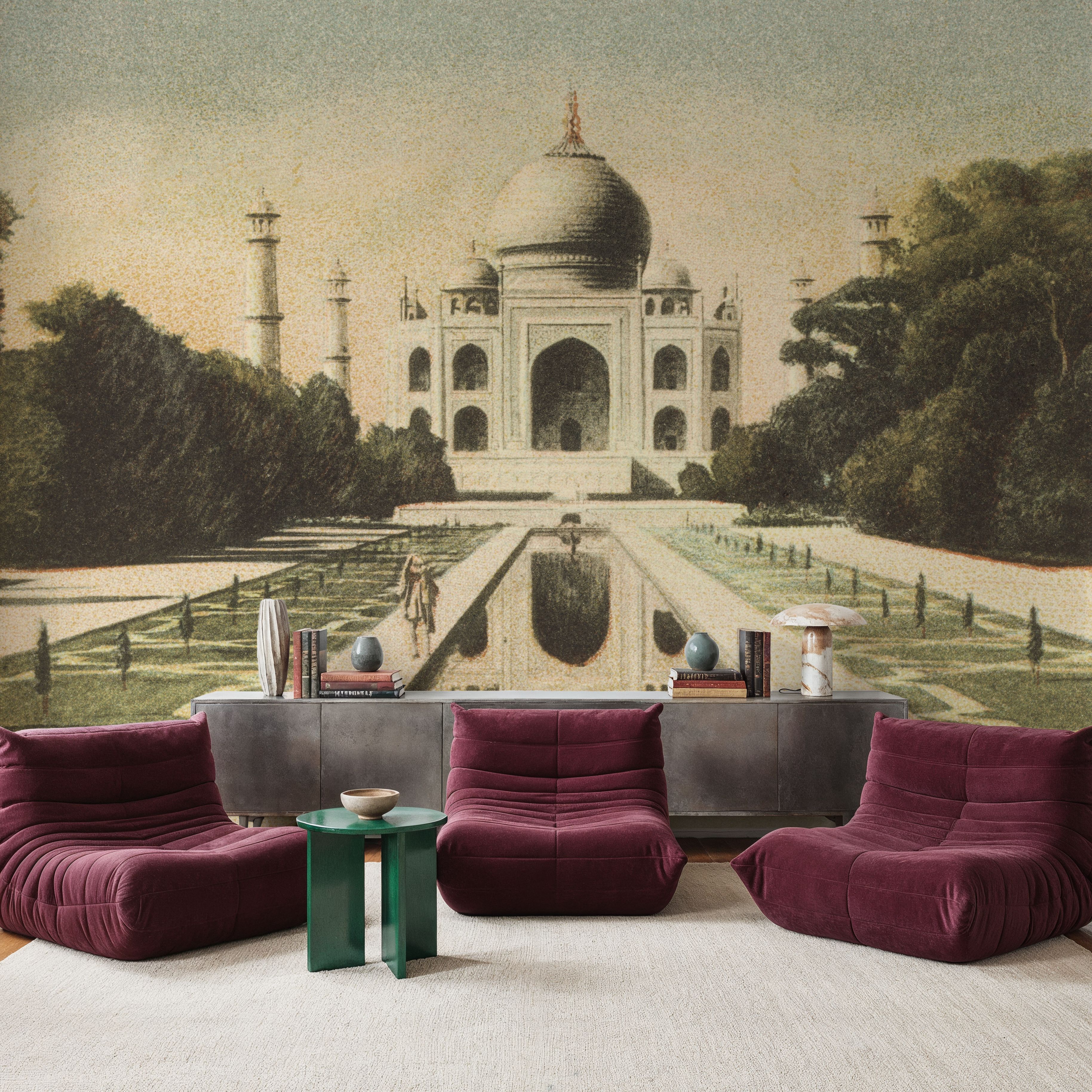 Taj Mahal Postcard - Screenprint