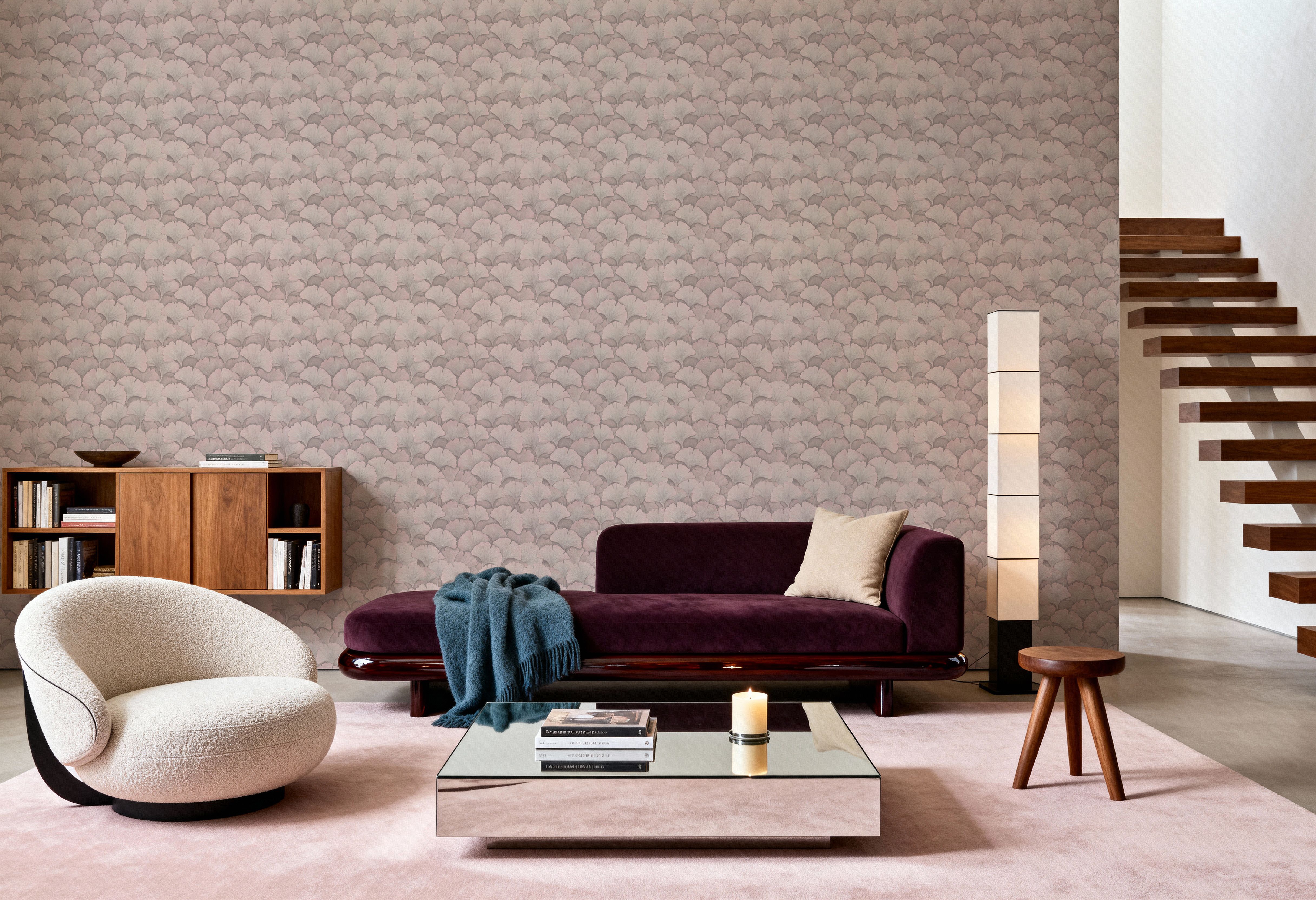 Ginkgo Folia, Dusty Rose