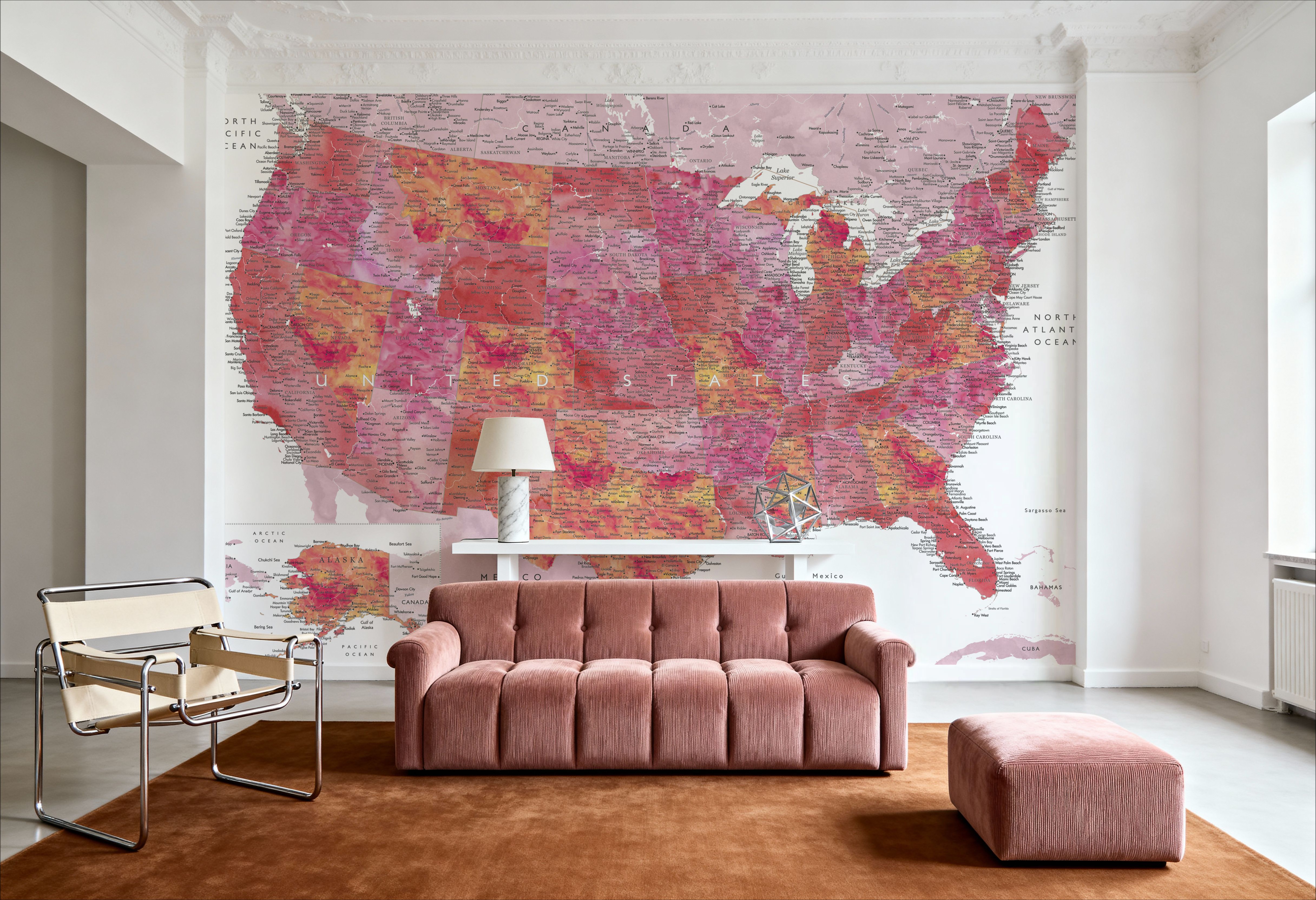 US Map Detailed - Tatiana
