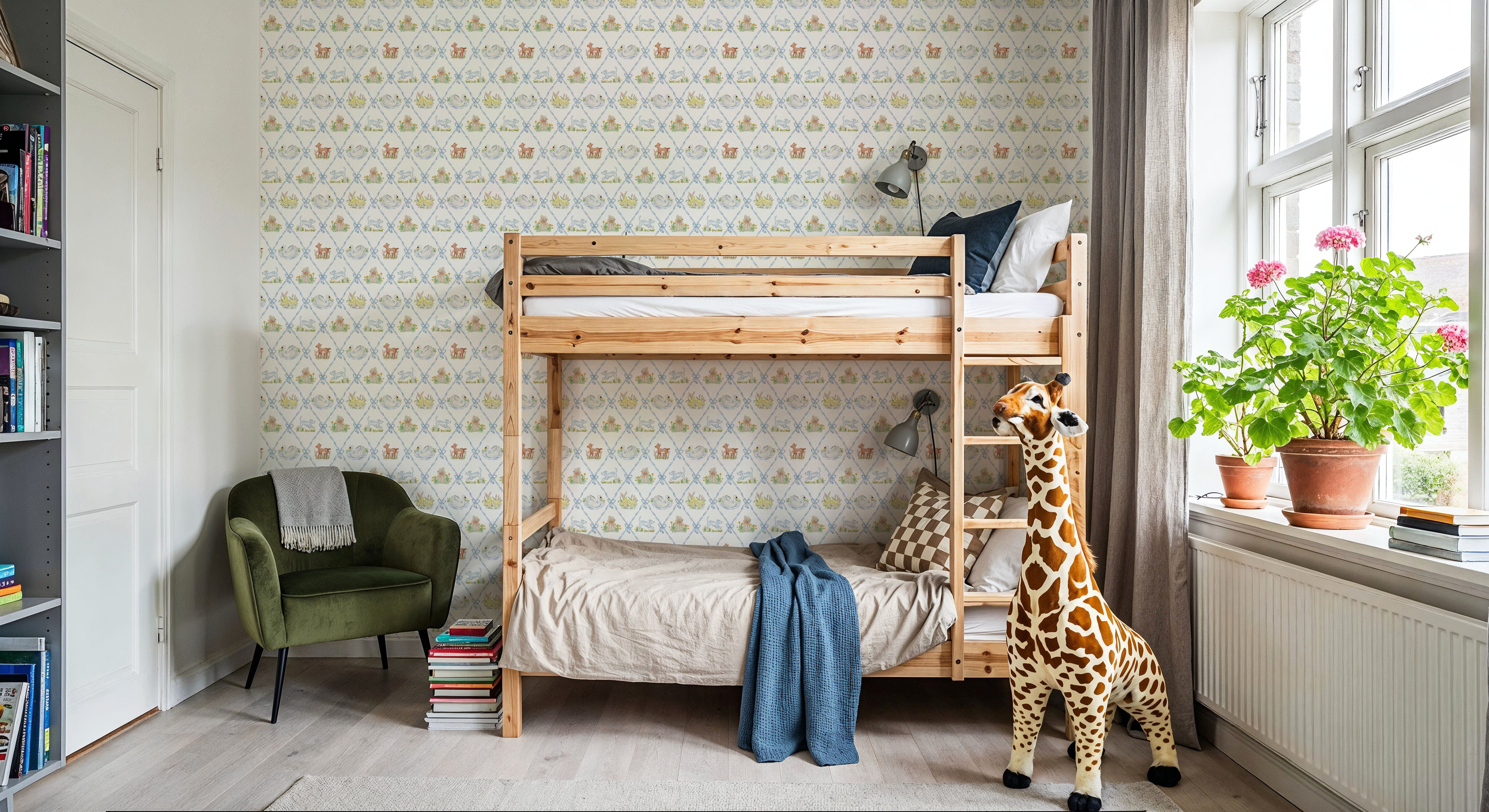 Farm Animals Argyle, Baby Blue