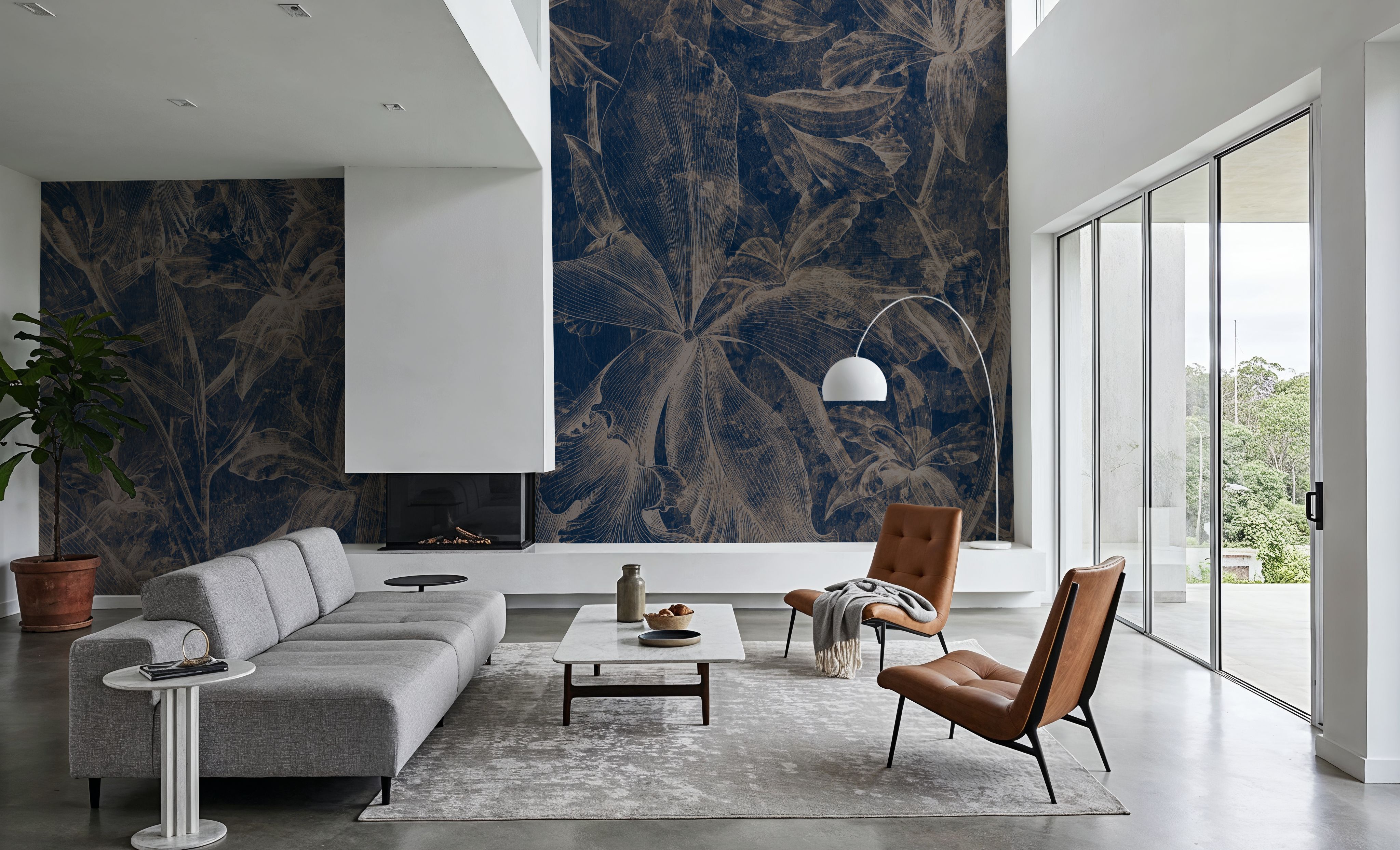 Orchids Sketch, Wallpaper