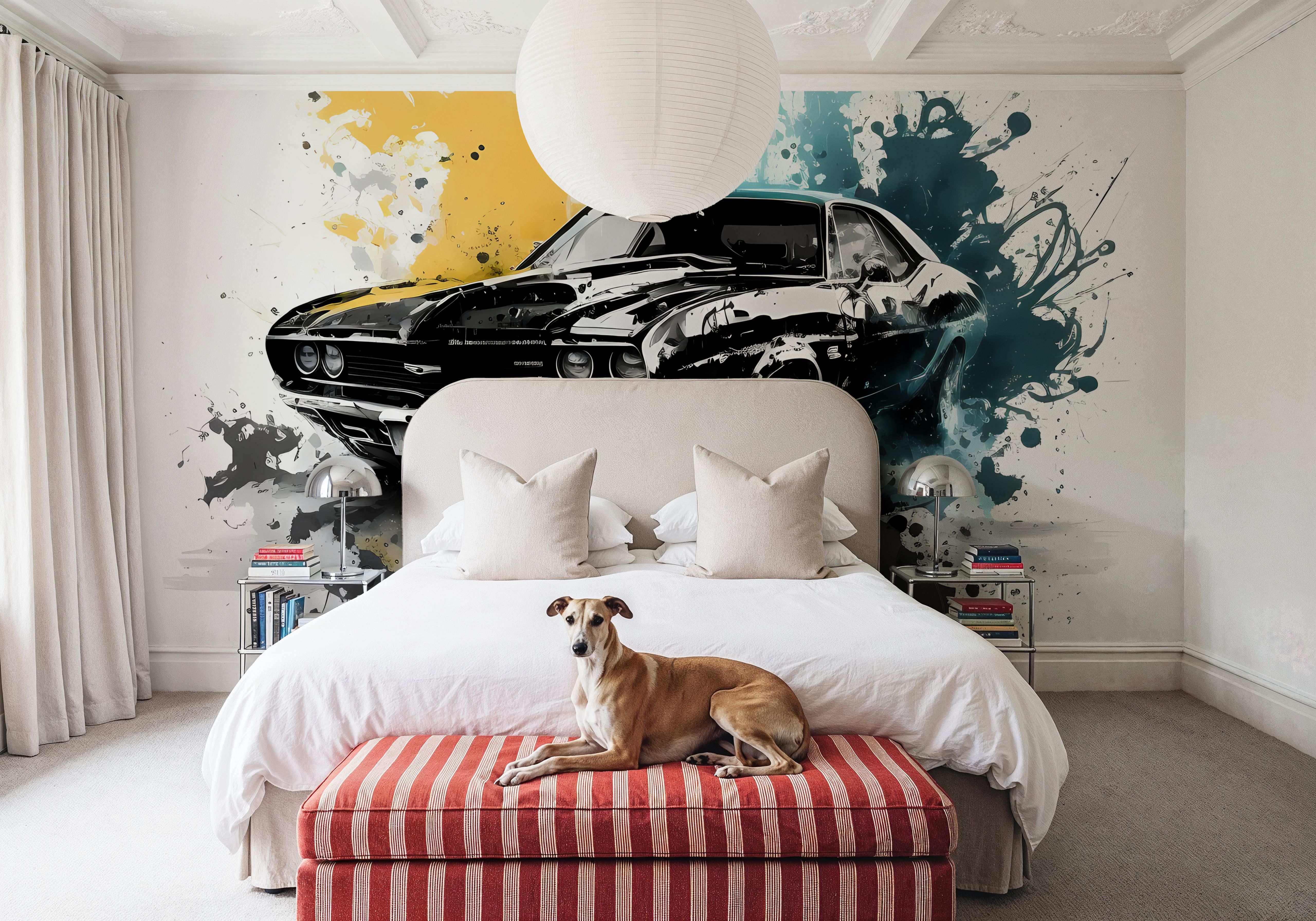 Muscle Car Action, Wallpaper