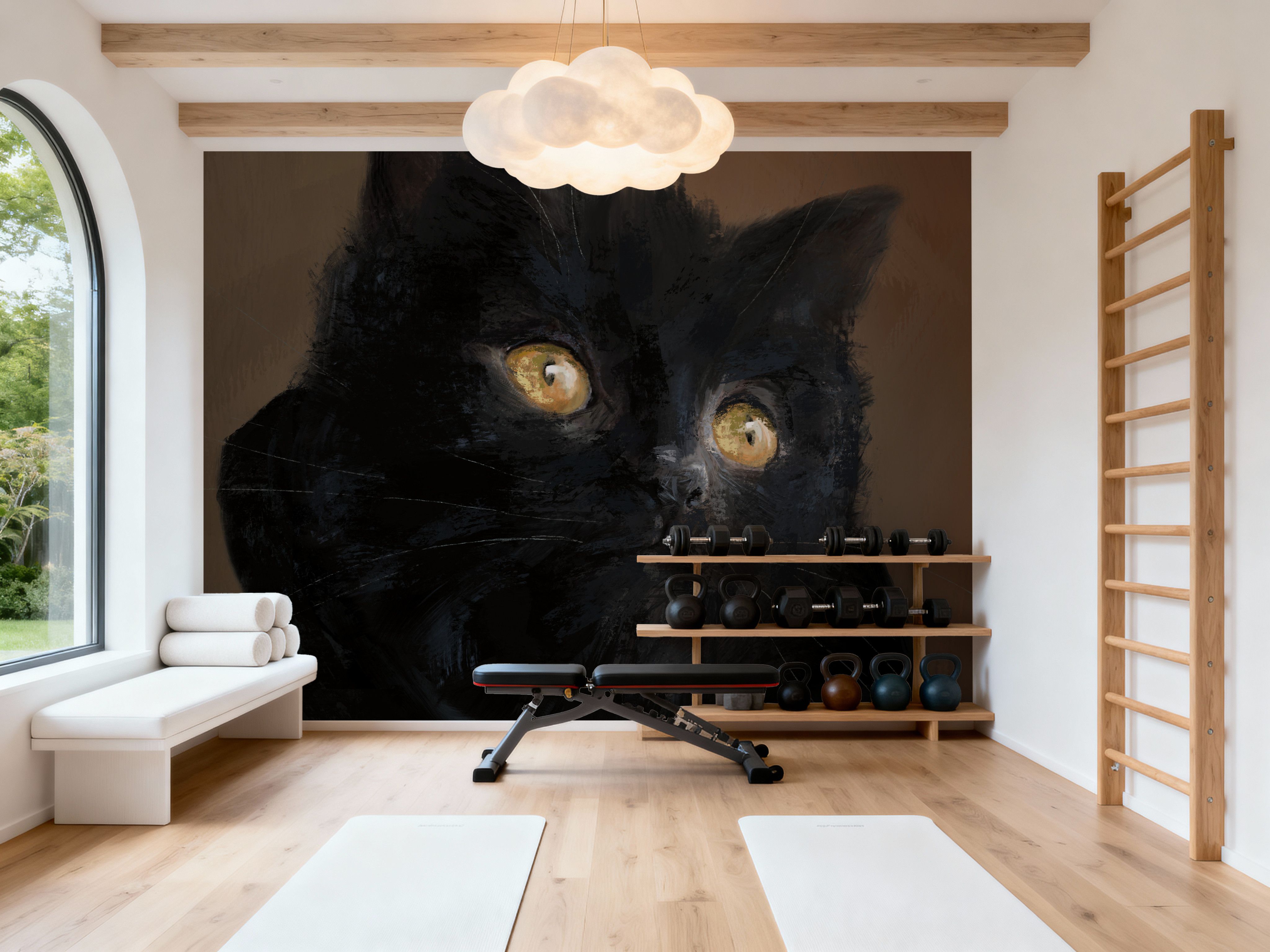 Black Cat Portrait