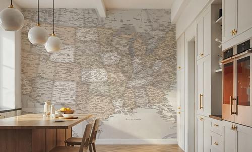 US Map Detailed - Lucille