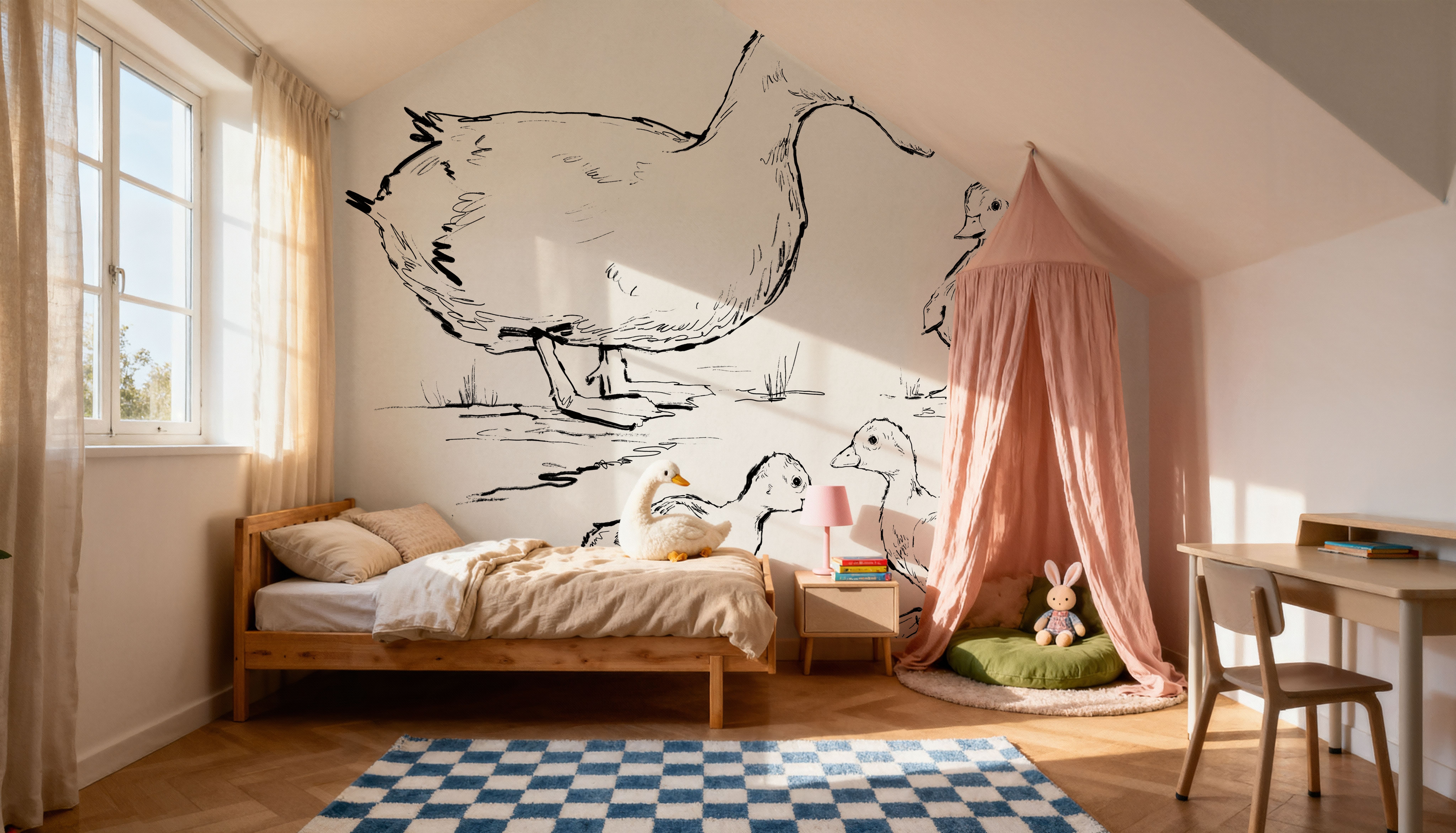 Duck Delight II, Wallpaper