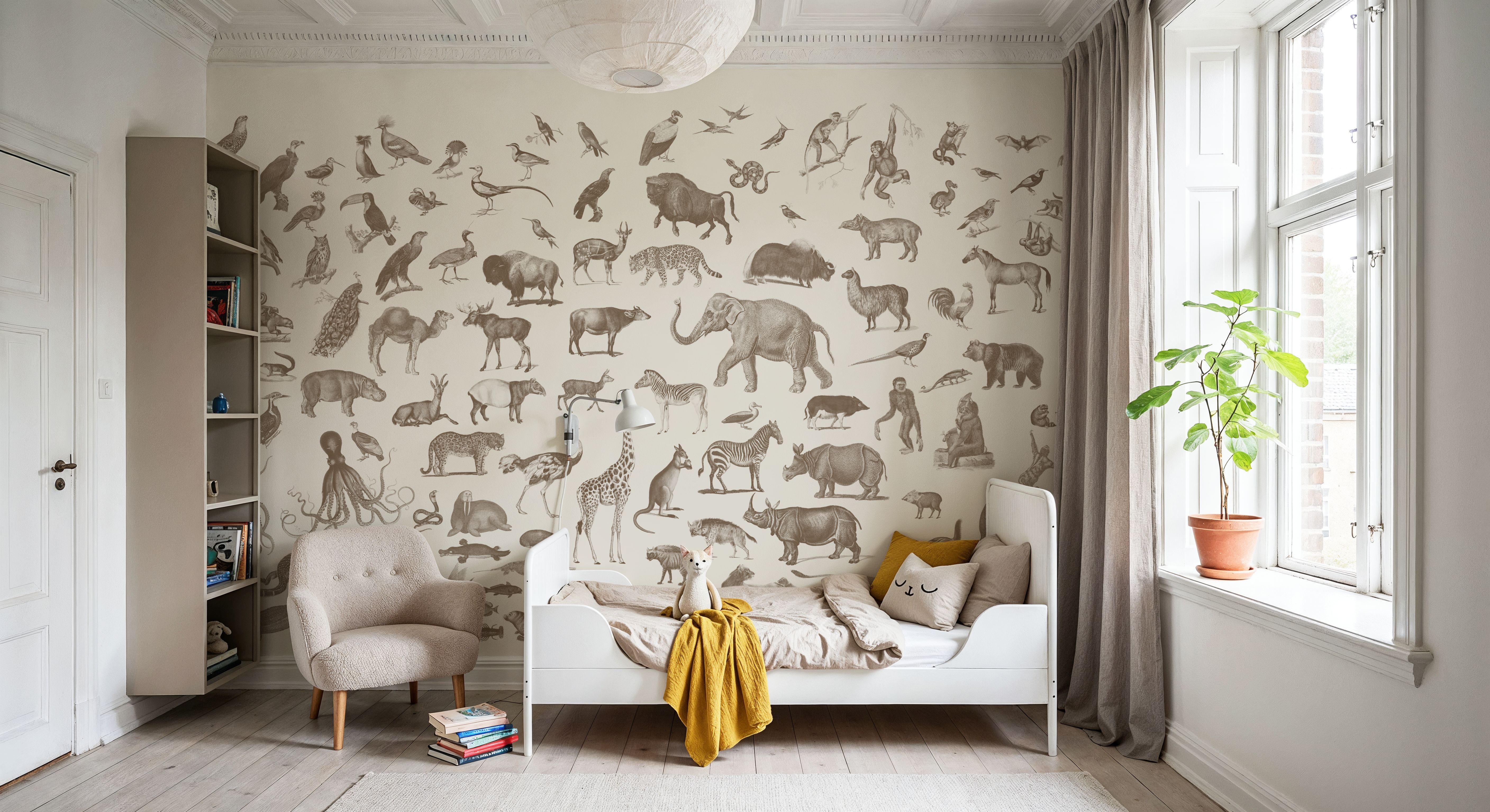 Vintage Animals, Beige