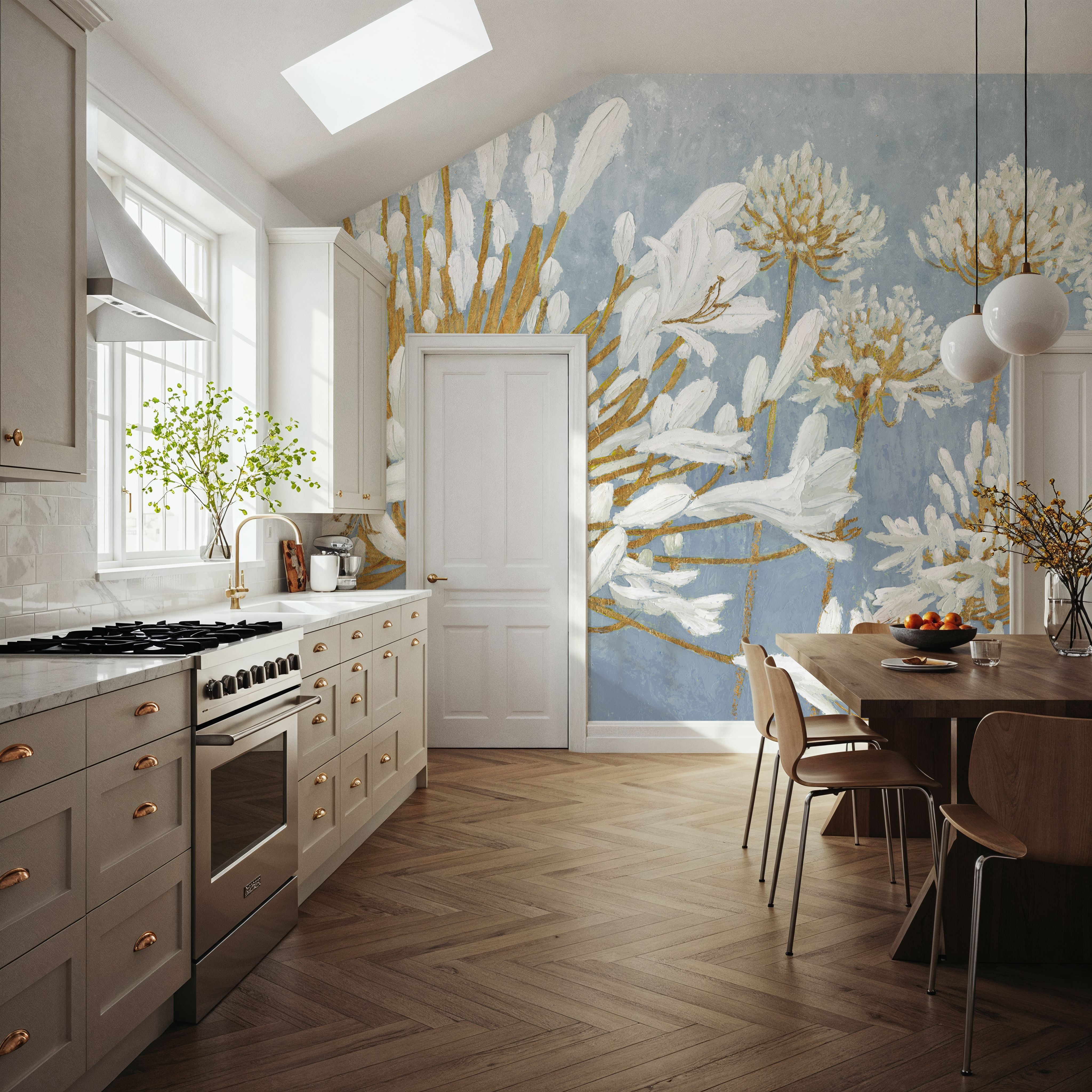 Golden Spring Blue Gray