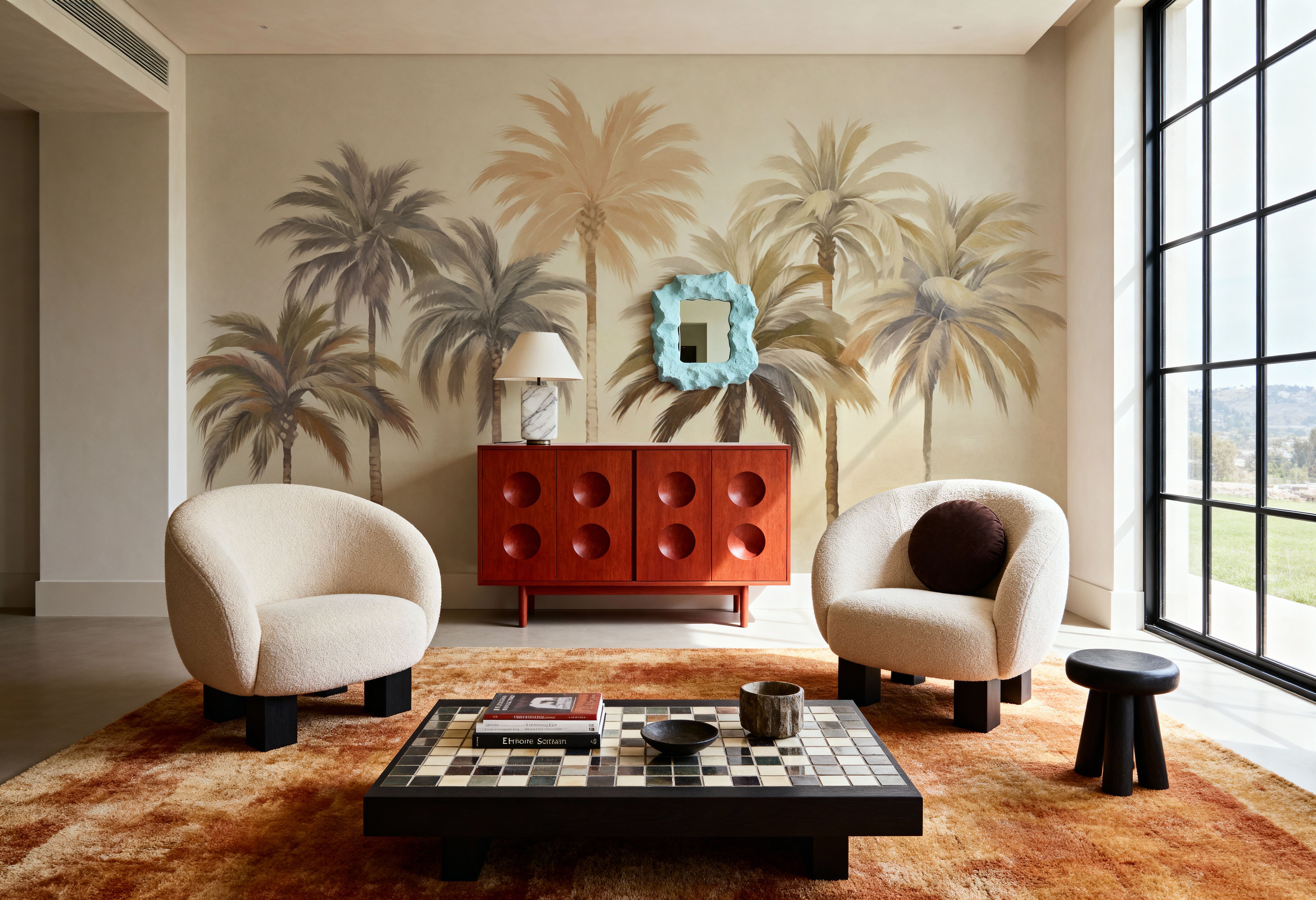 Calm Oasis, Papel pintado