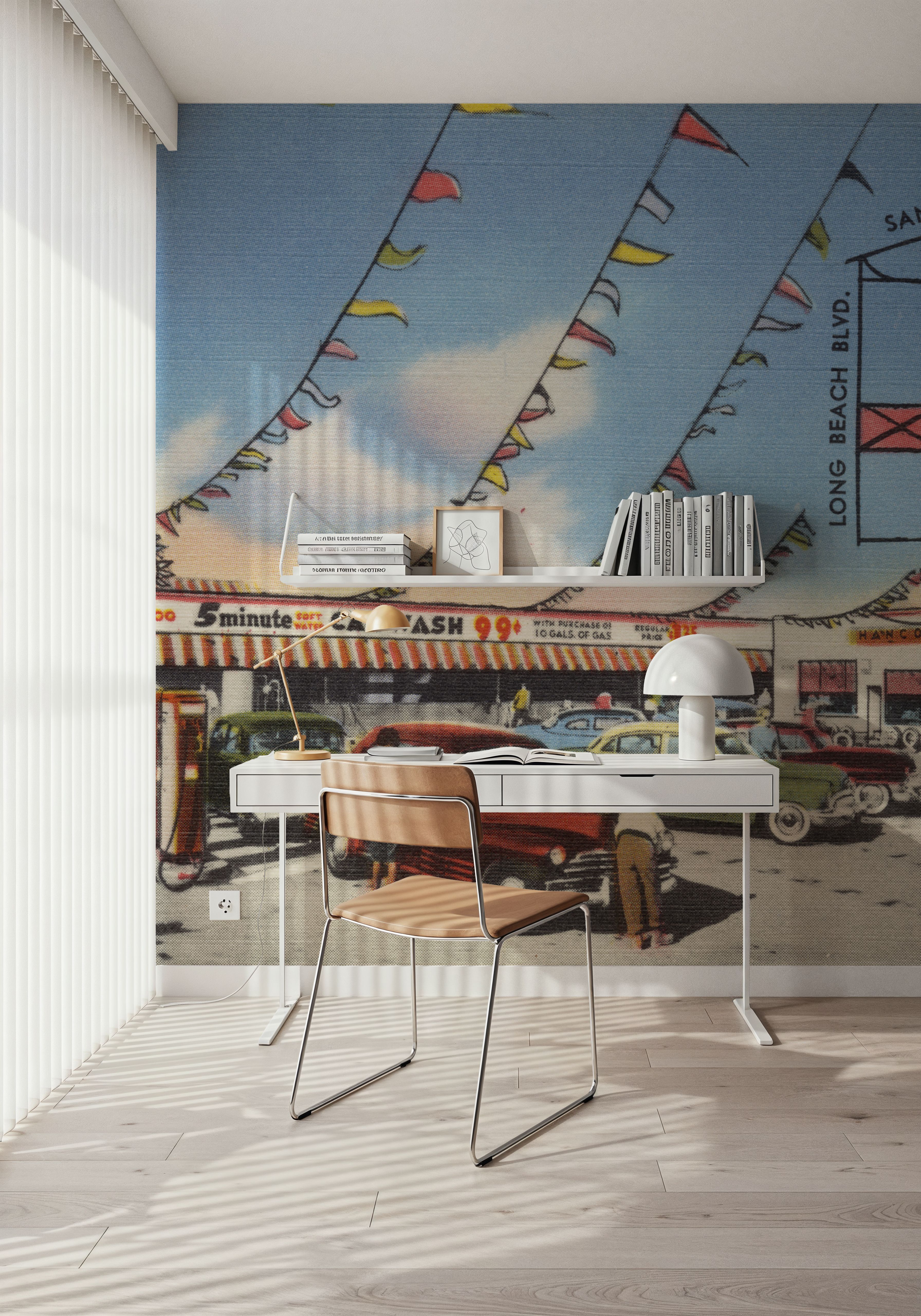 Greetings from the Car Wash - Screenprint Postcard