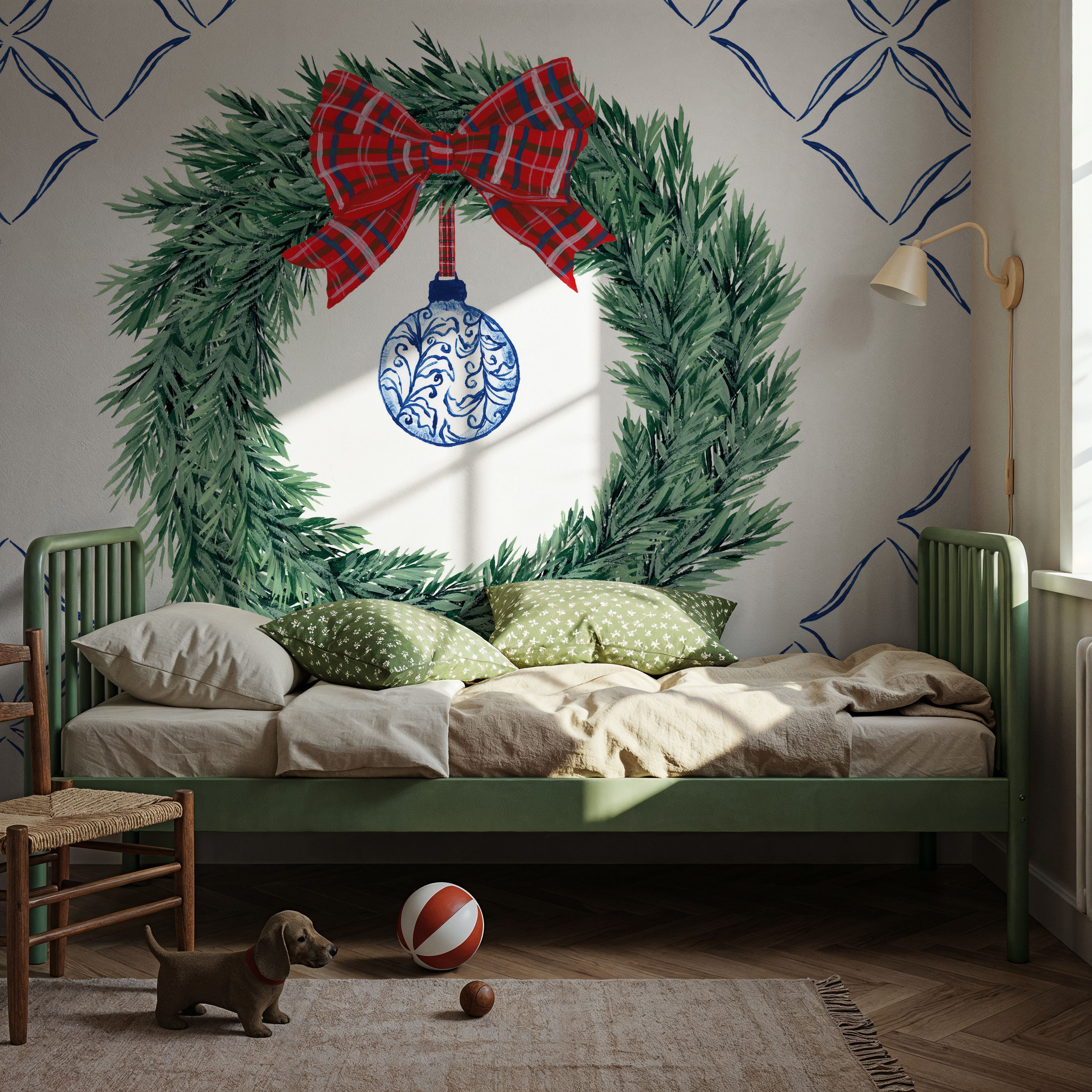 Holiday Tartan and Chinoiserie IV