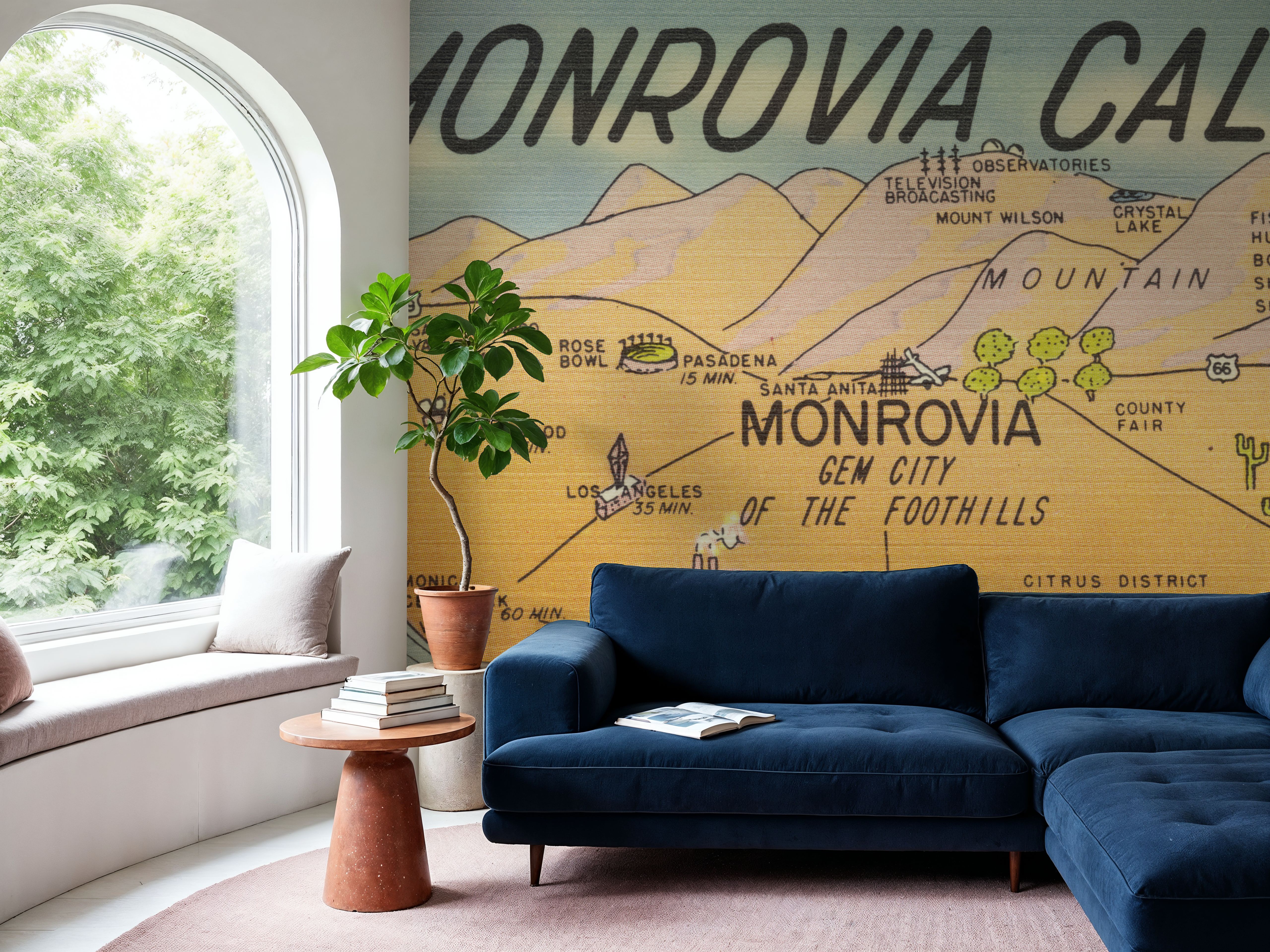 Greetings from Monrovia - Screenprint Postcard