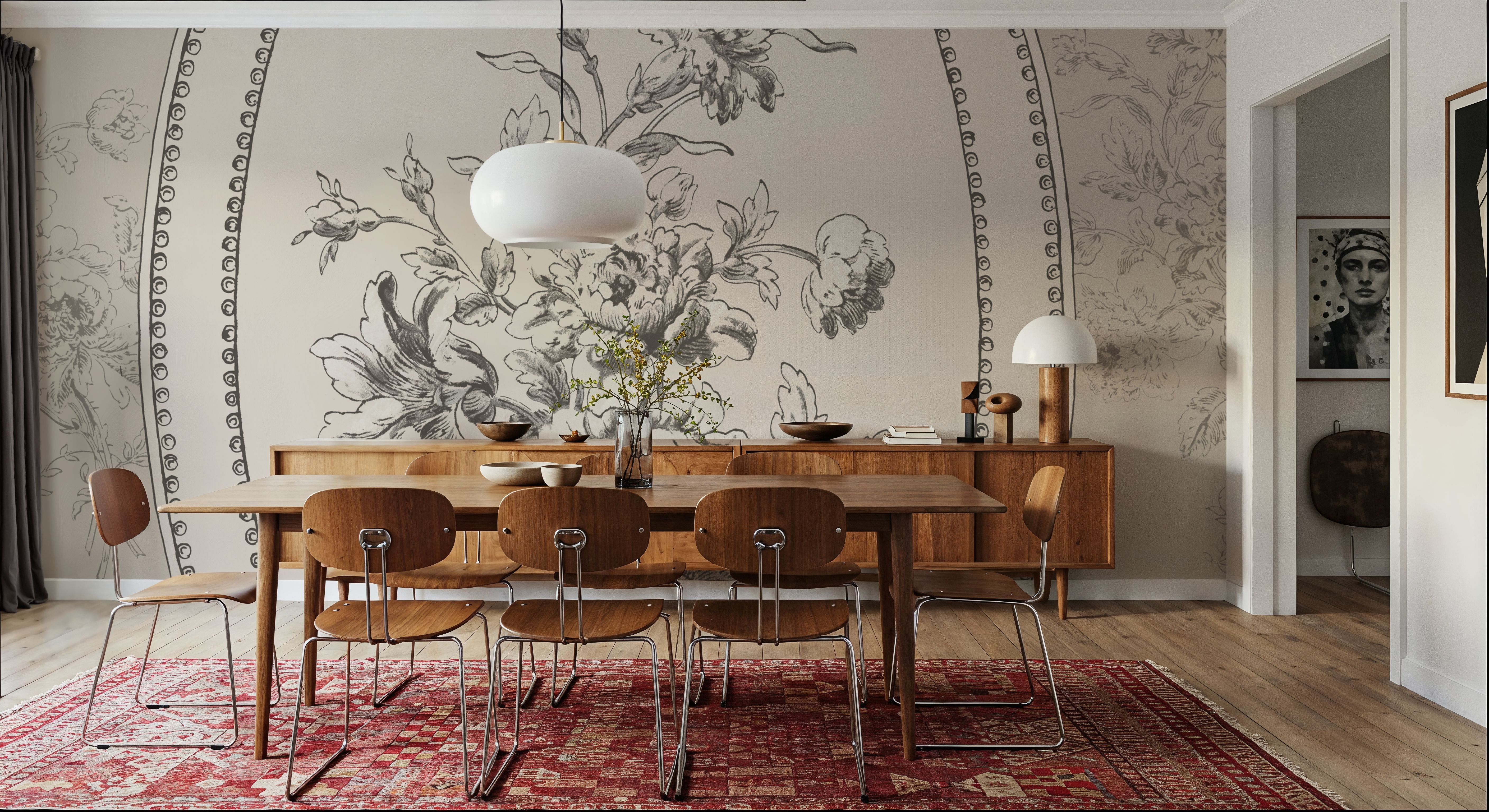 Cottage Roses III Vintage