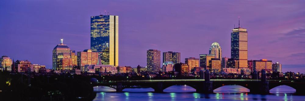 Purple Sunrise Gradient Twilight Metropolis