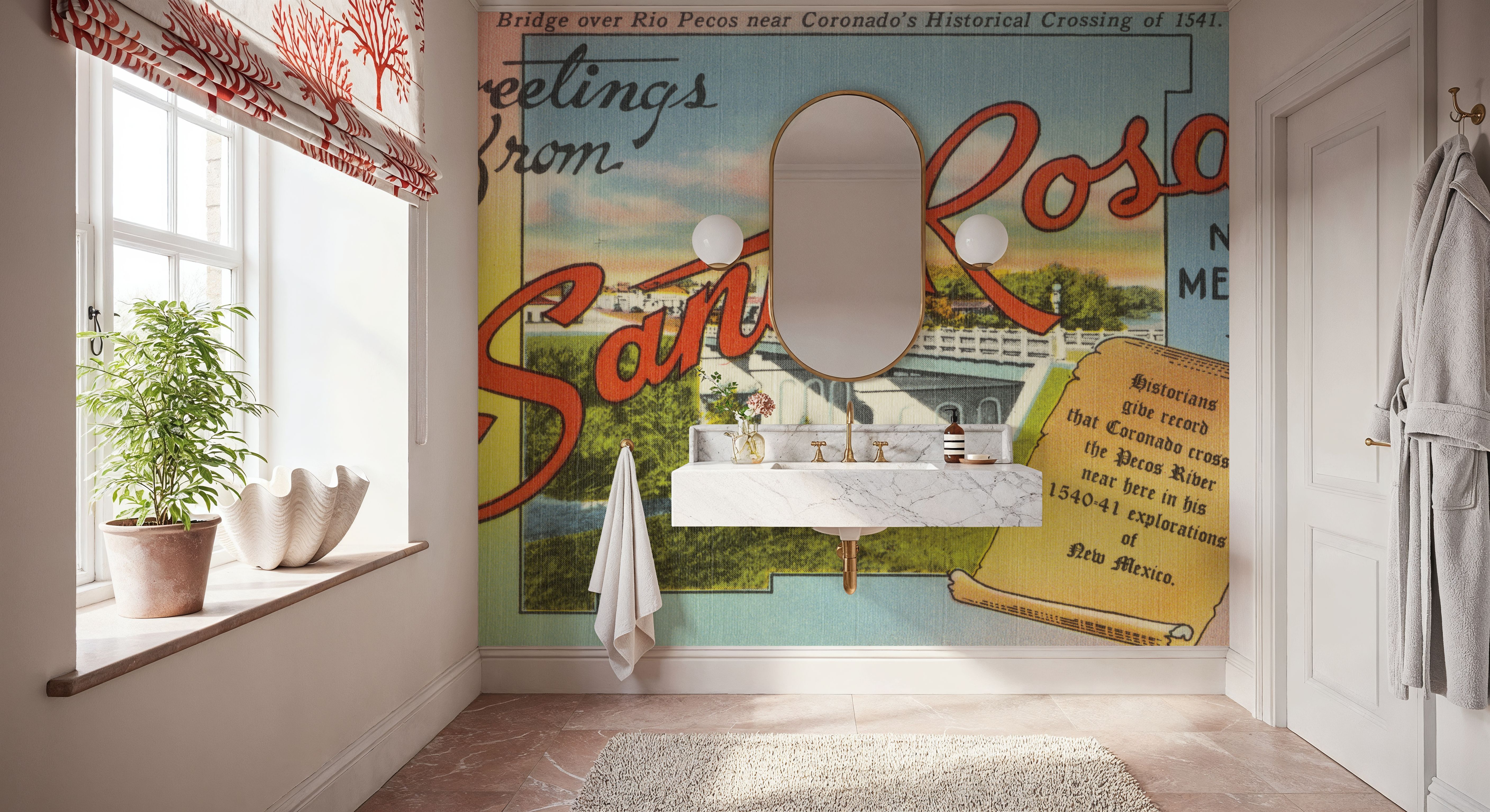 Greetings from Santa Rosa - Screenprint Postcard