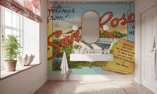 Greetings from Santa Rosa - Screenprint Postcard