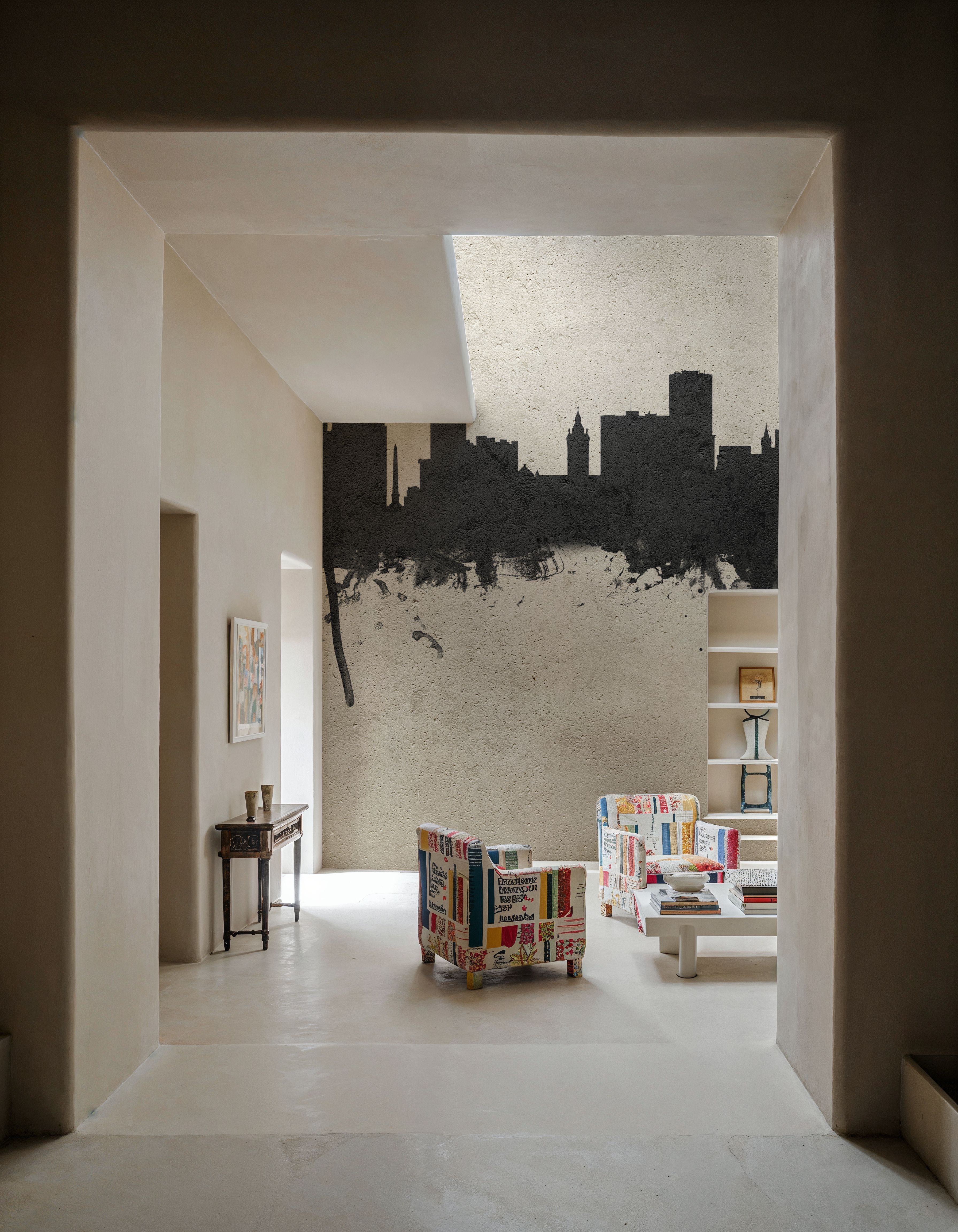 Buffalo New York Skyline Concrete