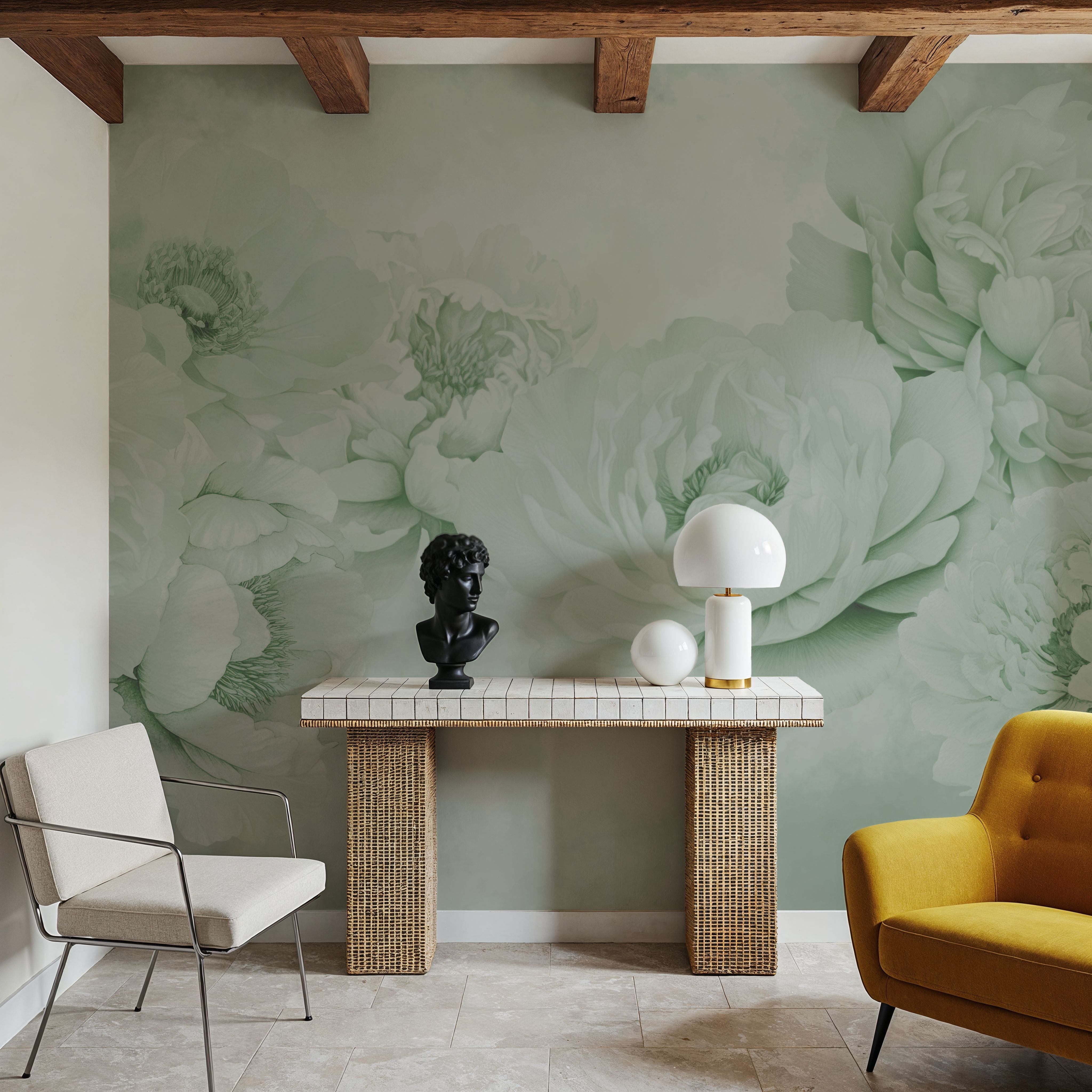 Transcendent Peony, Pistachio