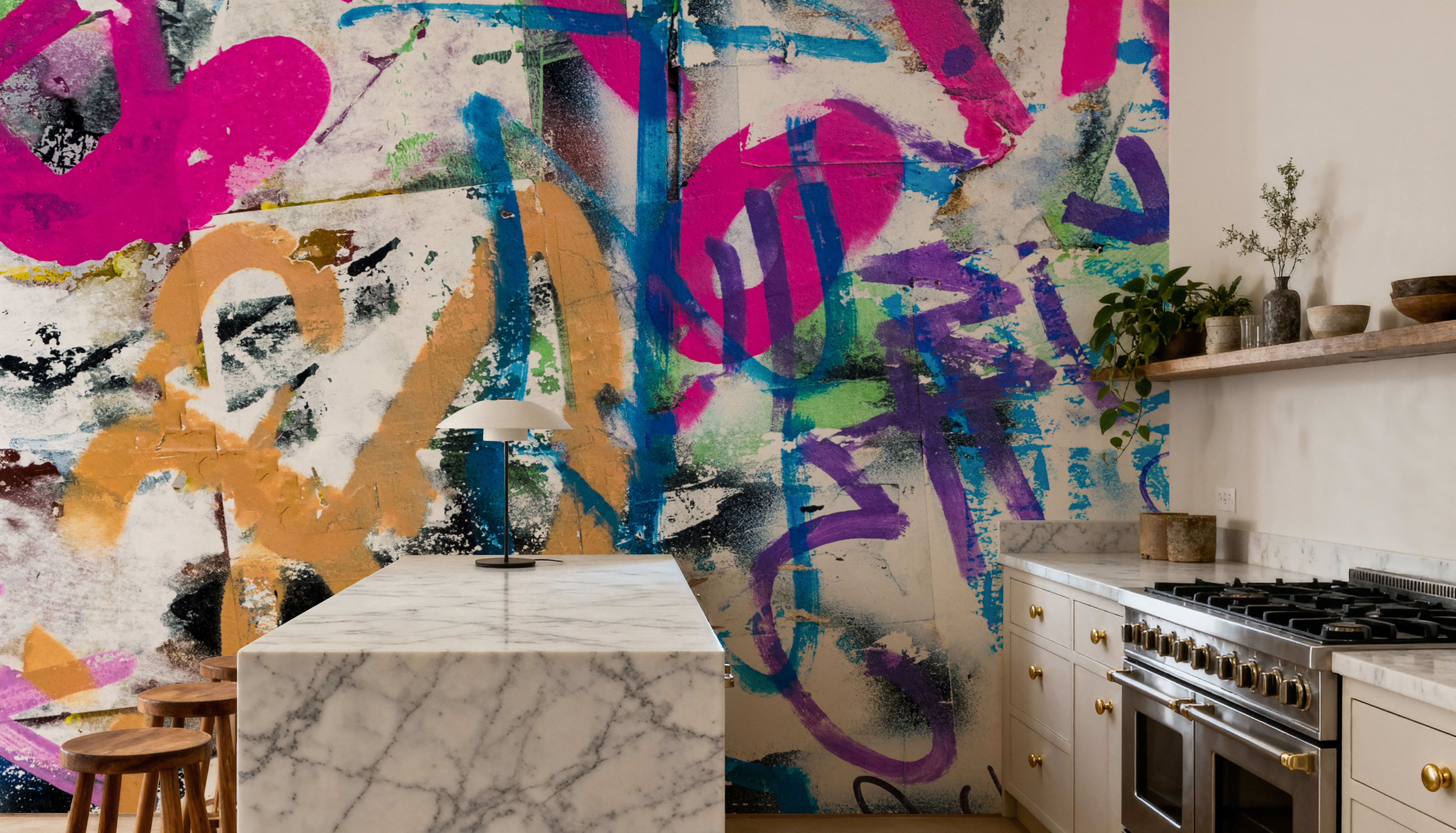 Untamed Wall, Wallpaper