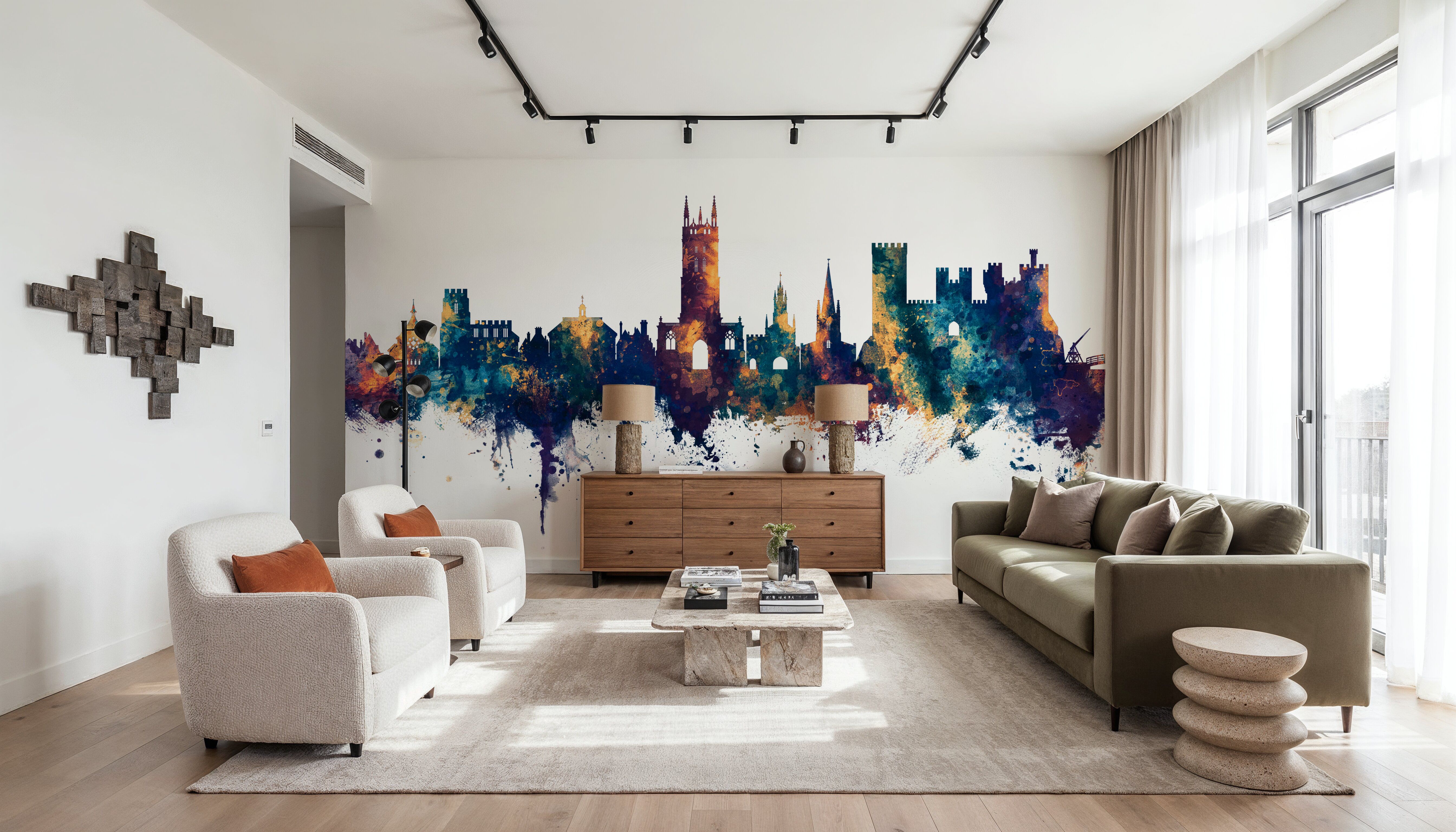 Warwick England Skyline Blue & Bronze