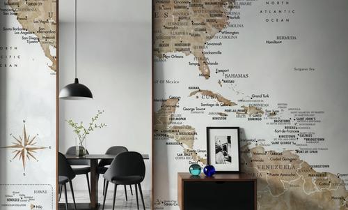 US Mexico Caribbean Map - Abey Wash