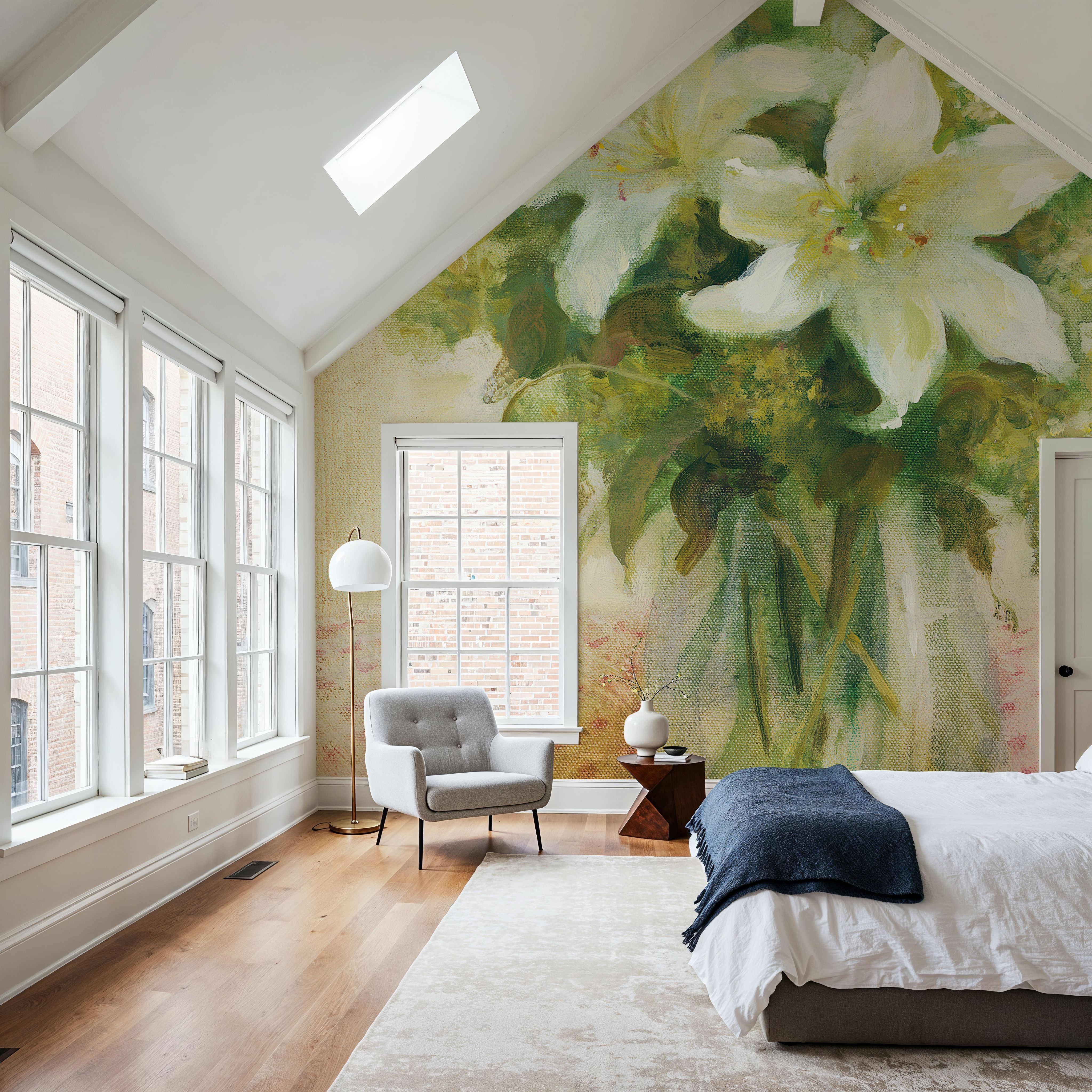 Cottage Lilies in White