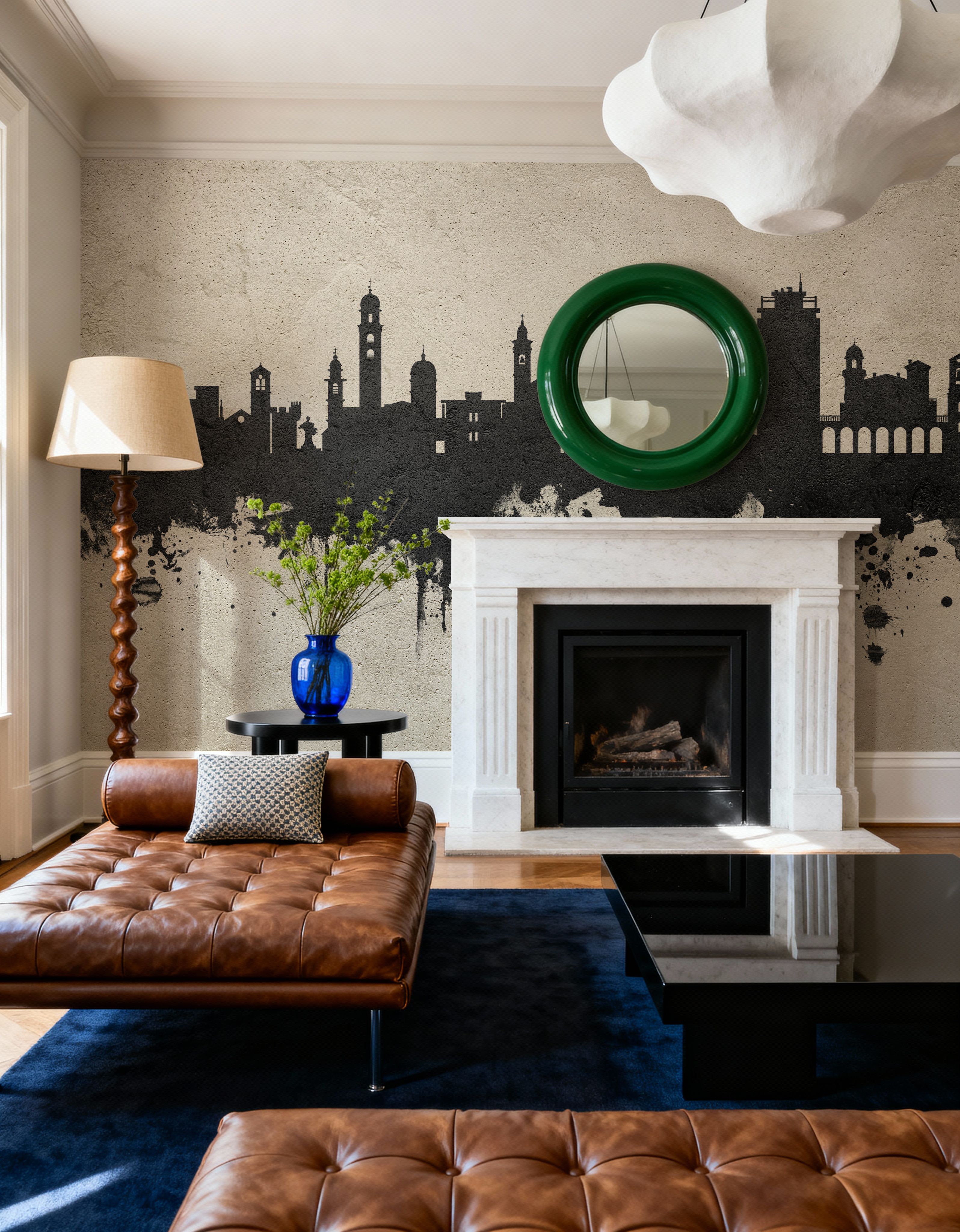 Lugano Switzerland Skyline Concrete