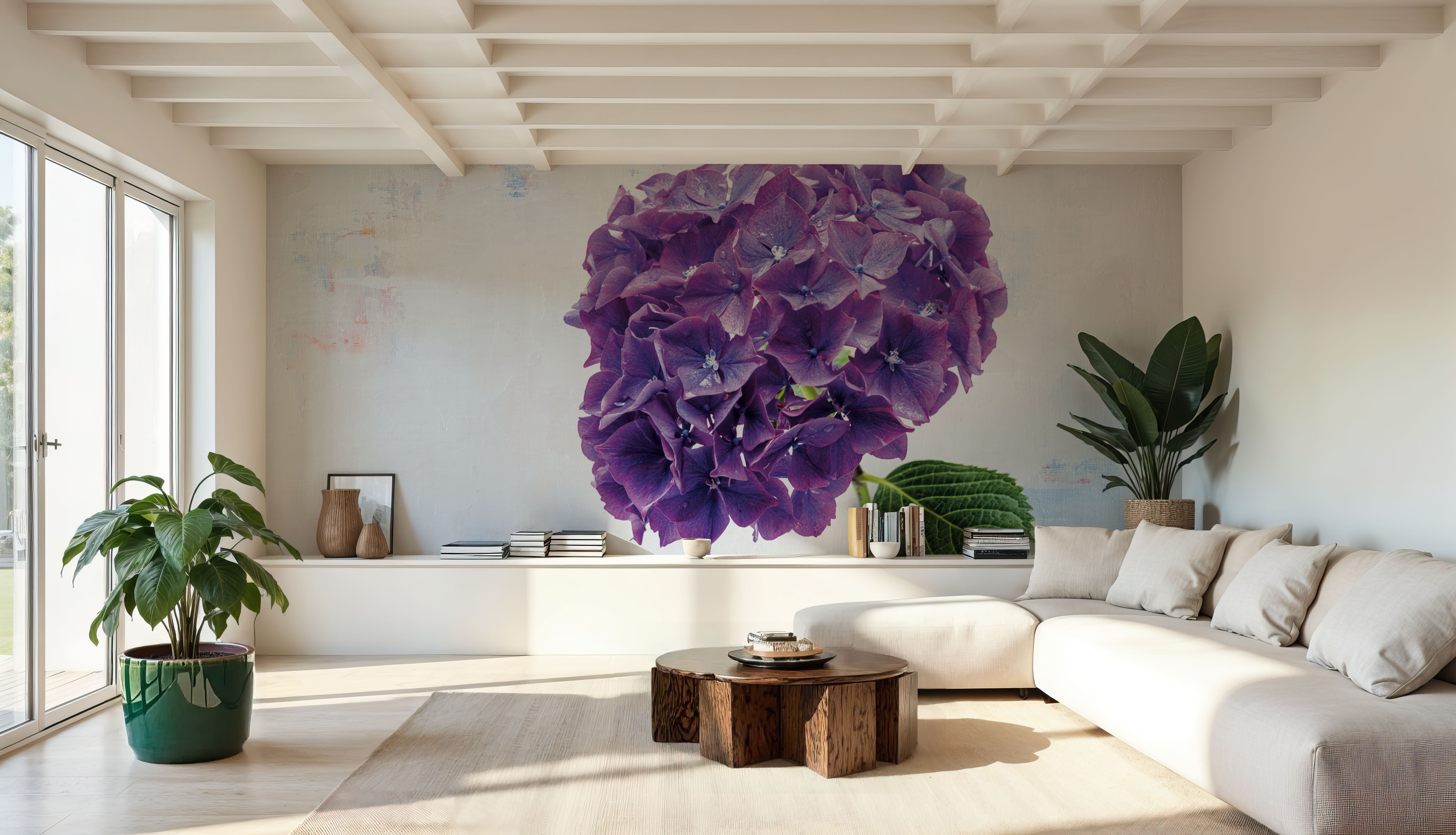 Bright Purple Hydrangea