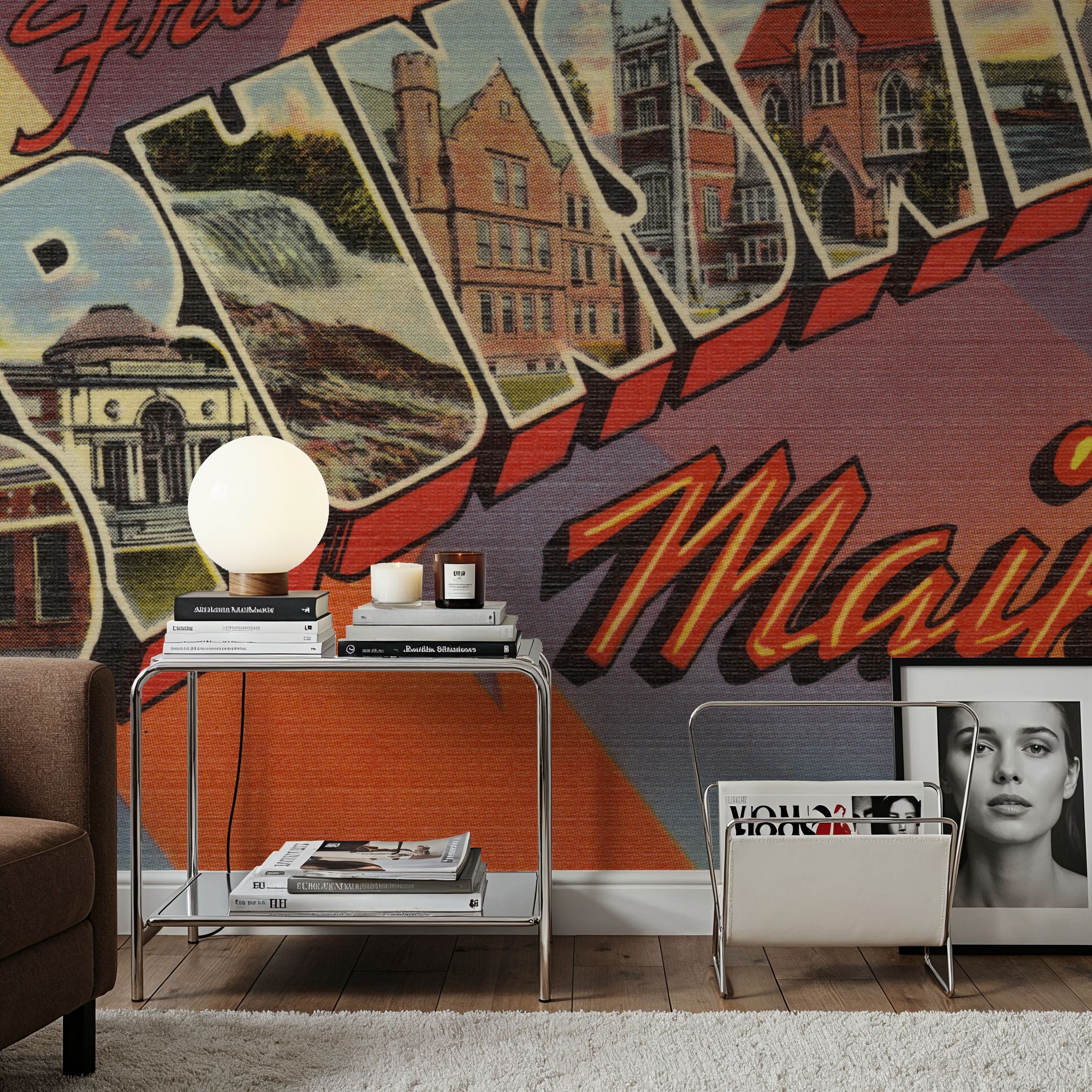 Greetings from Brunswick - Screenprint Postcard