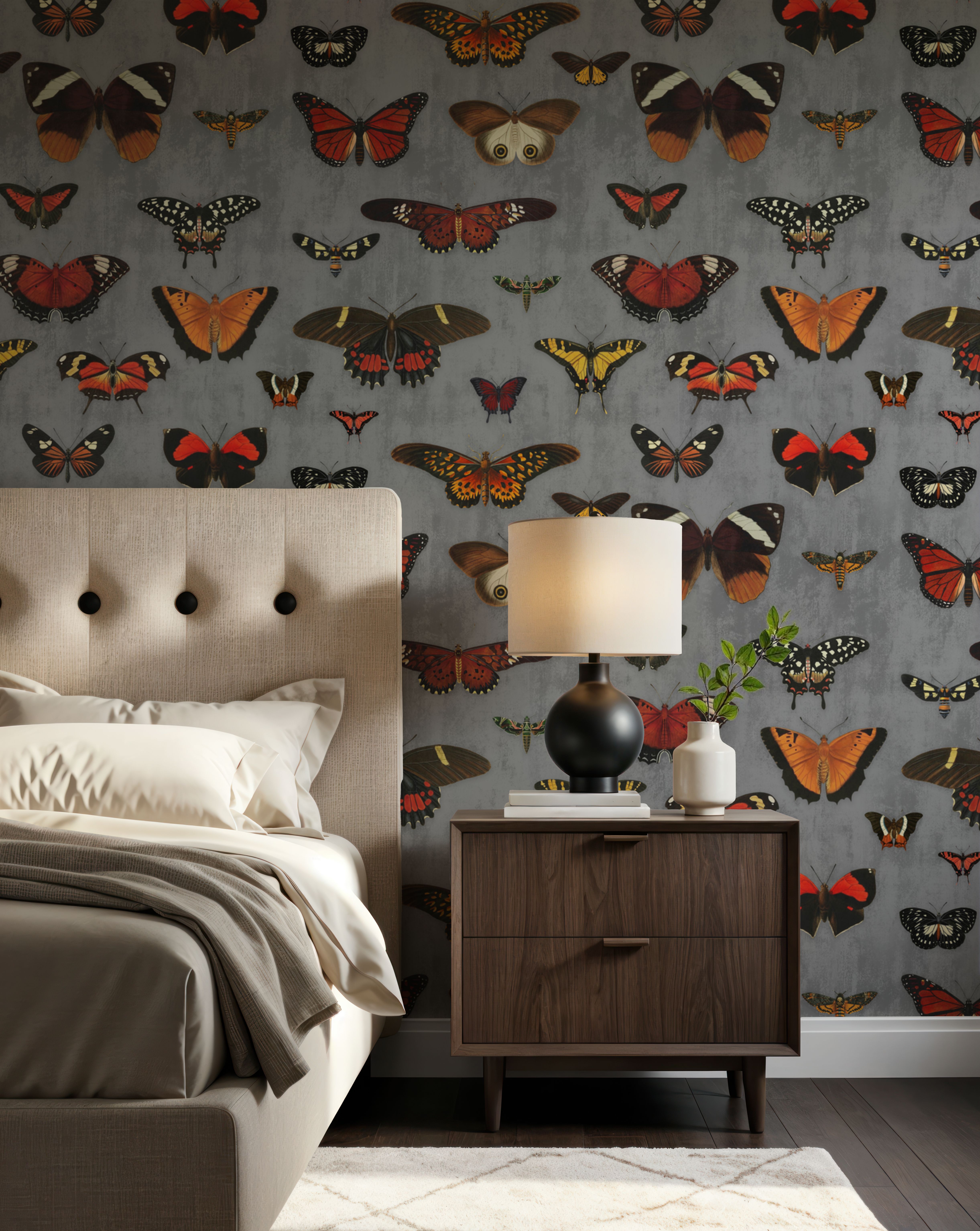 Butterfly Collection Gray