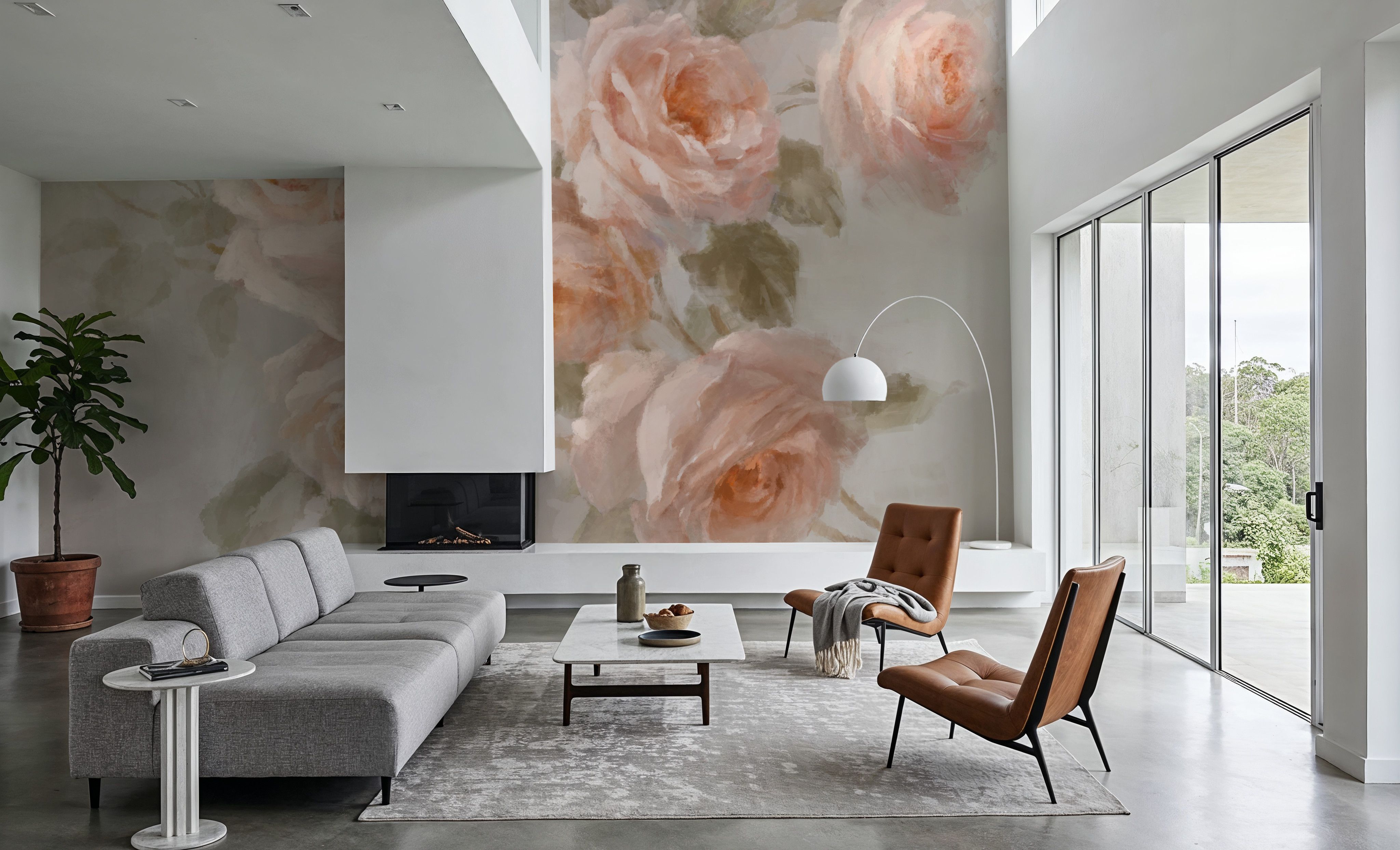 A Sprig of Roses I, Tapetti