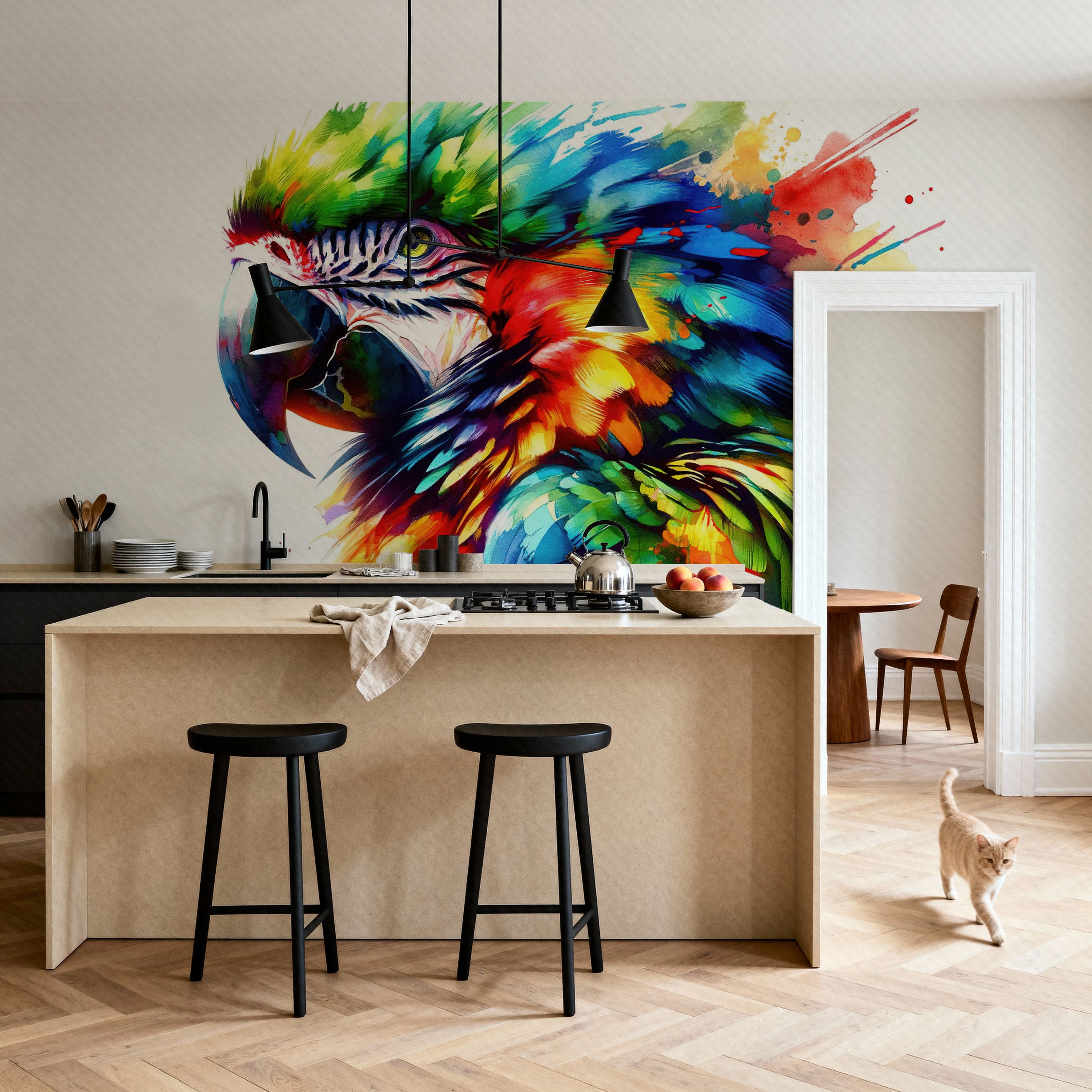 Vibrant Parrot's Tropical Essence