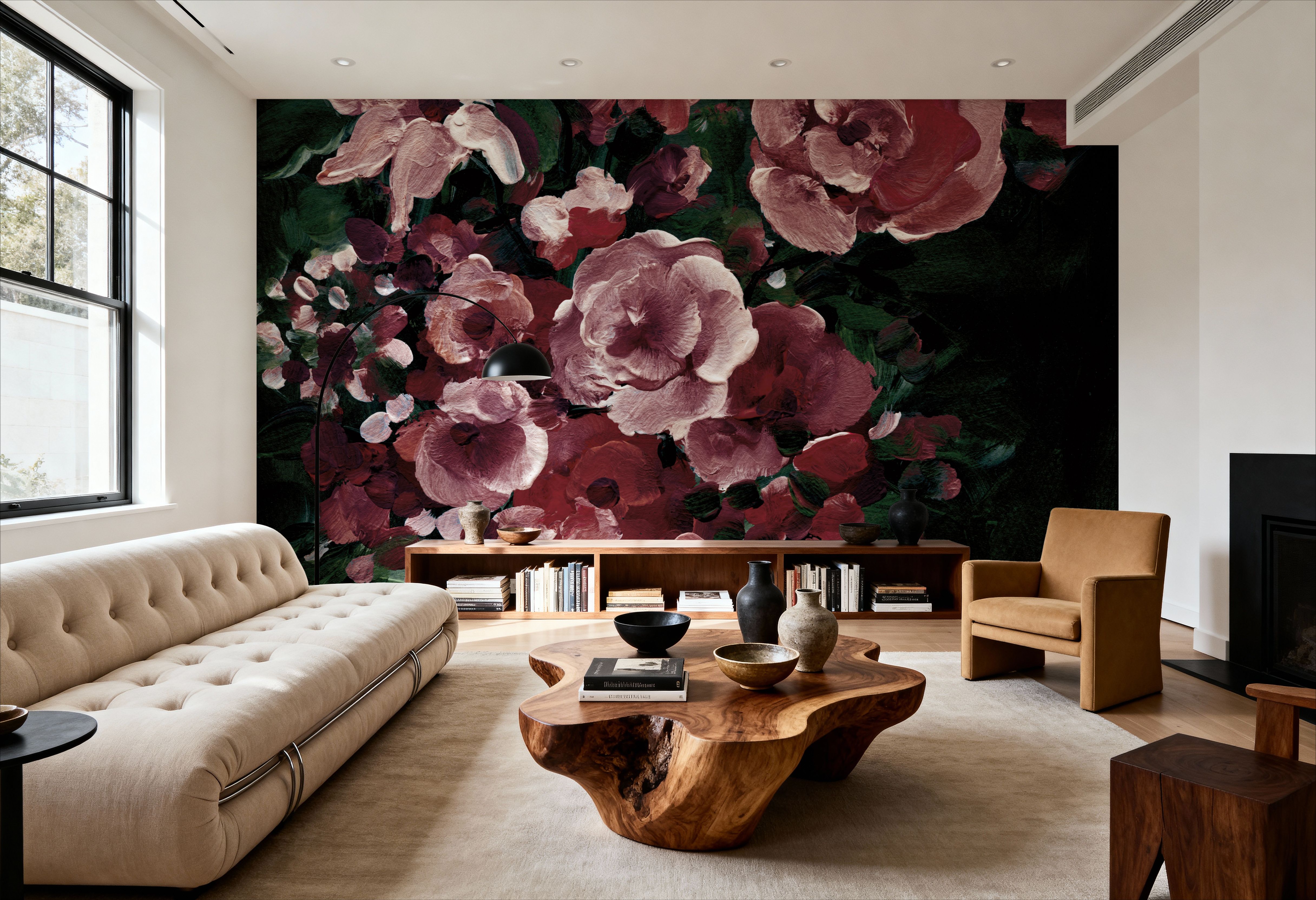 Botanical Elegance Burgundy I