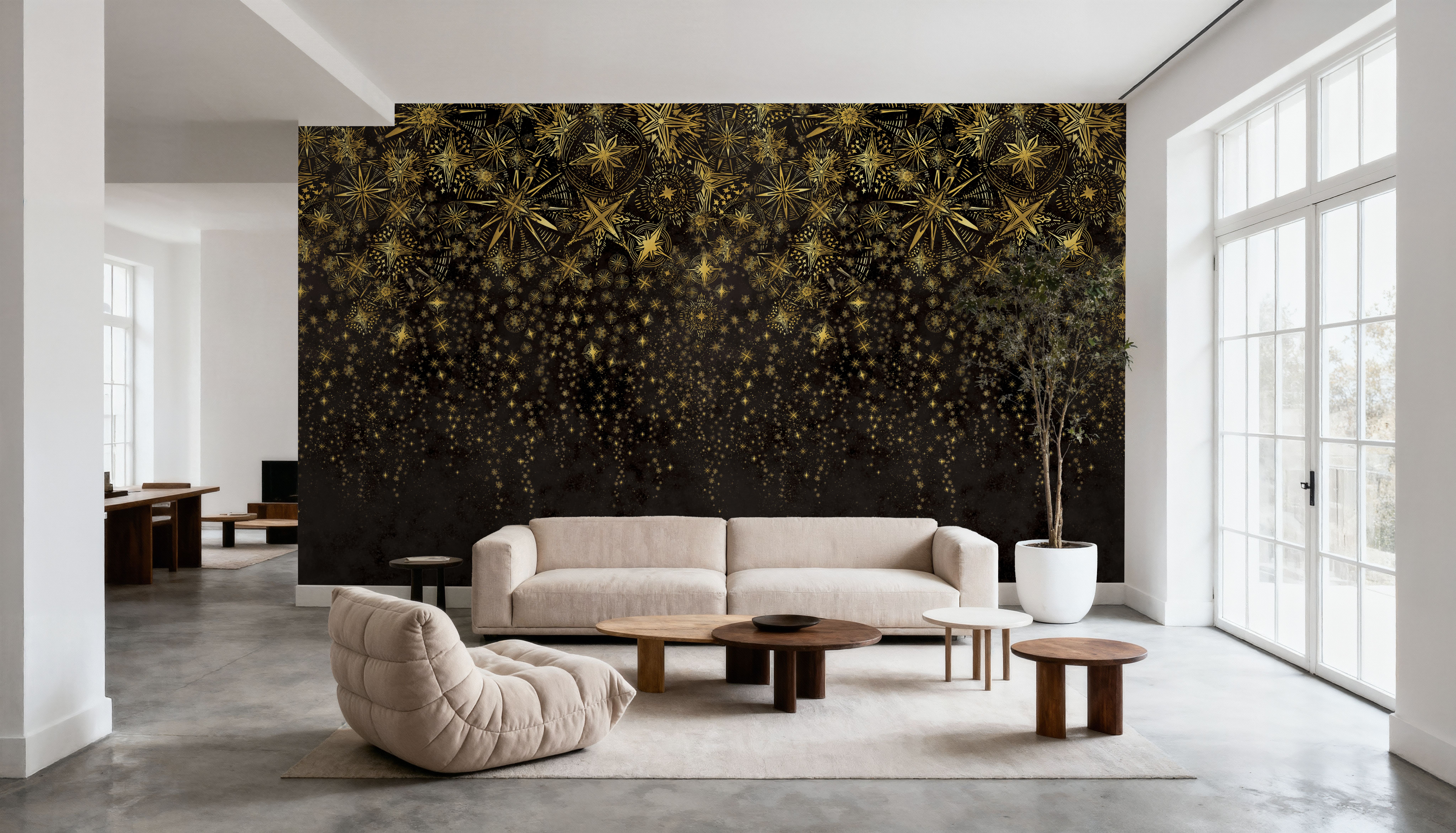 Celestial Dreams Bright Black