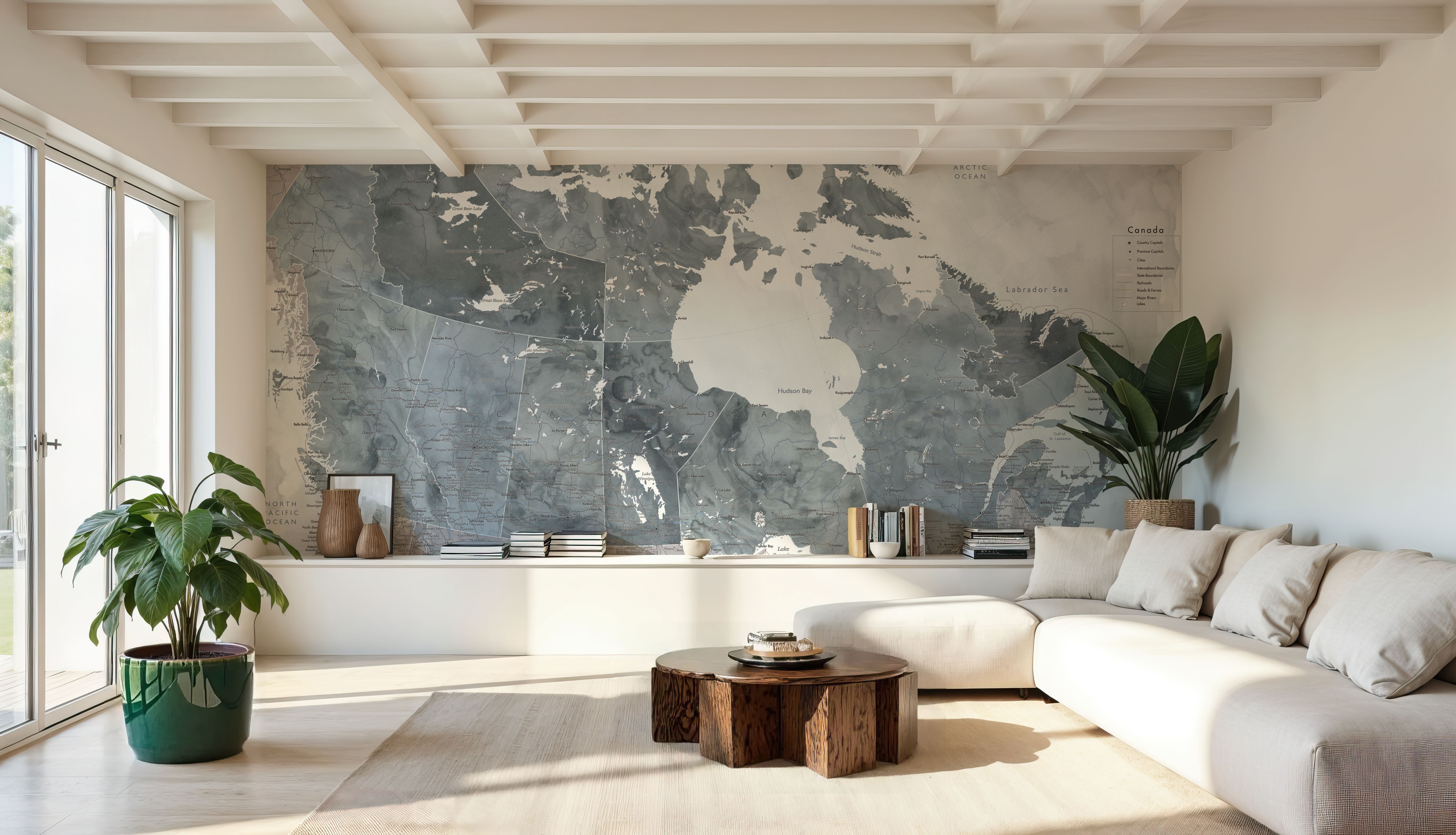 Canada Map Detailed - Estela