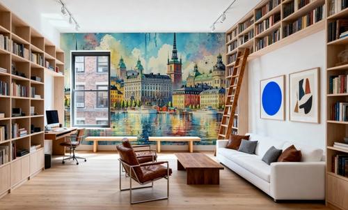 Vivid Stockholm Reflections