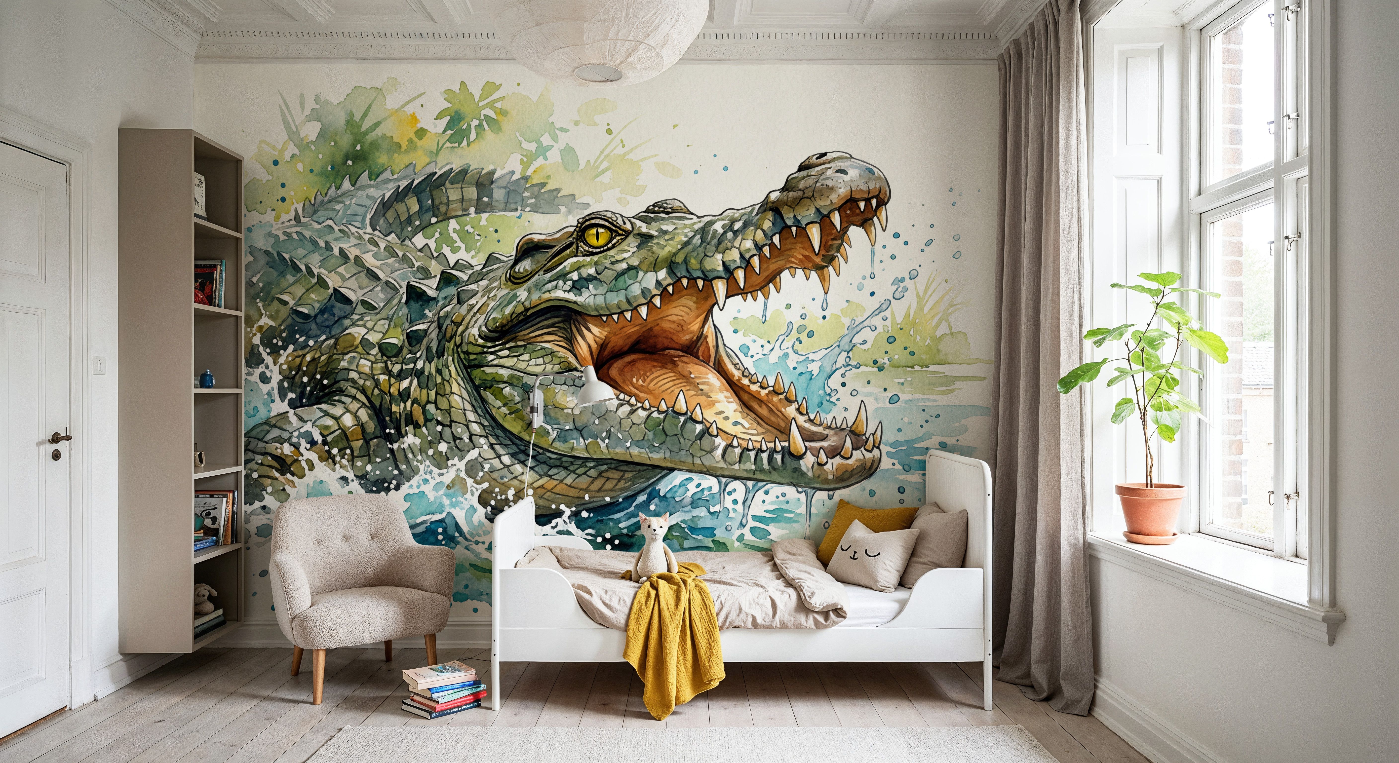Crocodile - Watercolor Predators Series