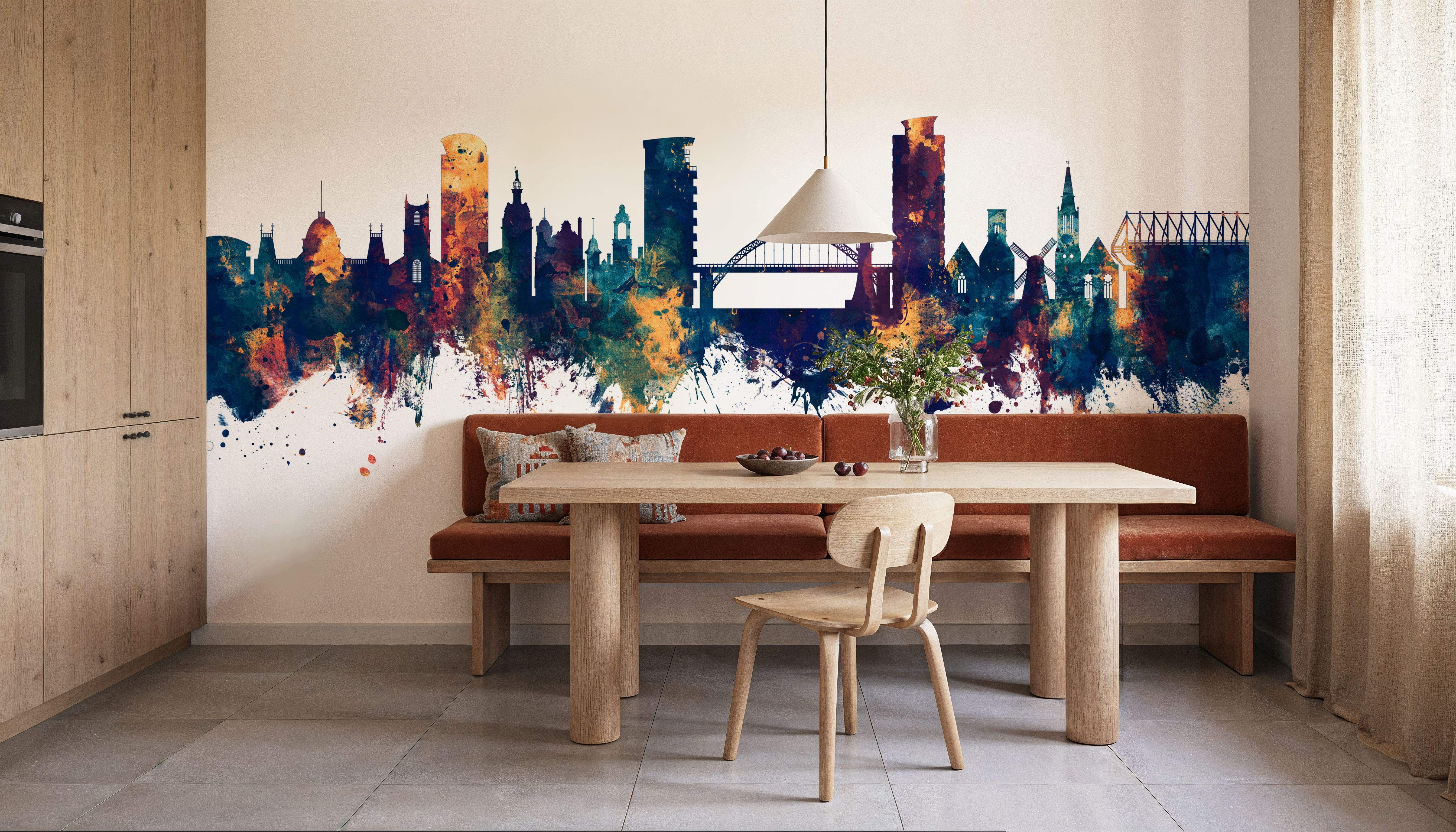 Sunderland England Skyline Blue & Bronze