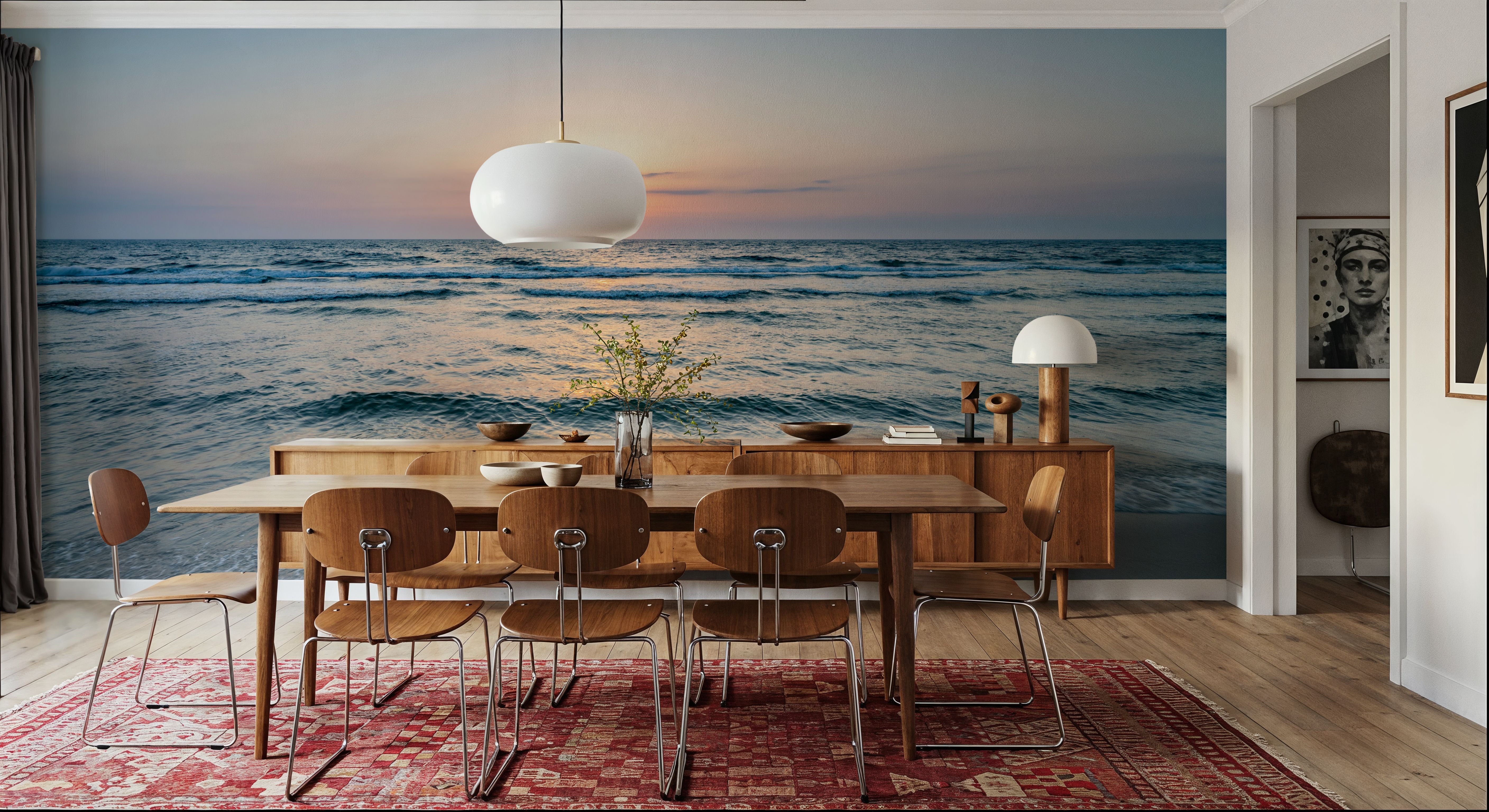 Sunset at the North Sea Coast, Wallpaper