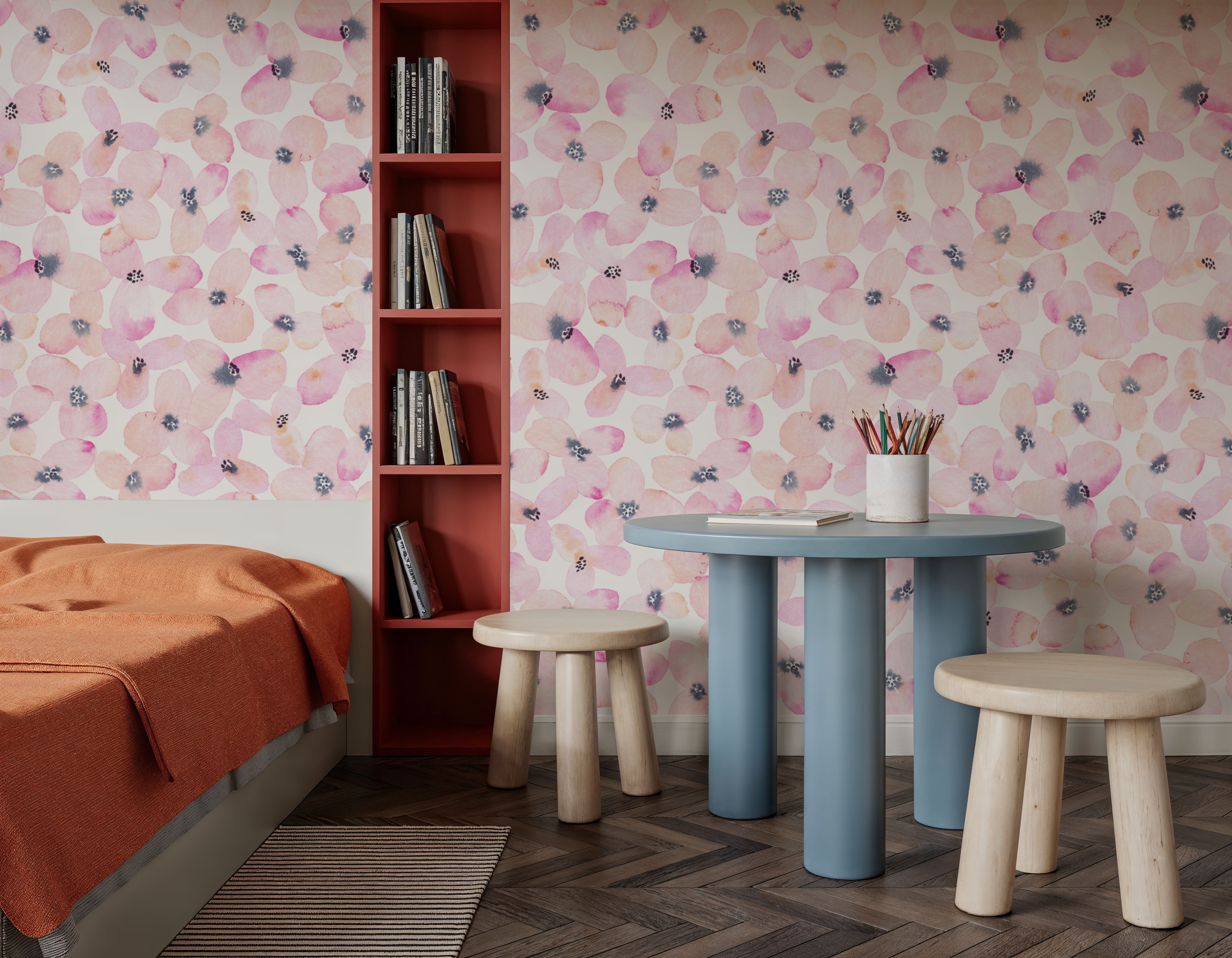 Painted Cherry Blossoms