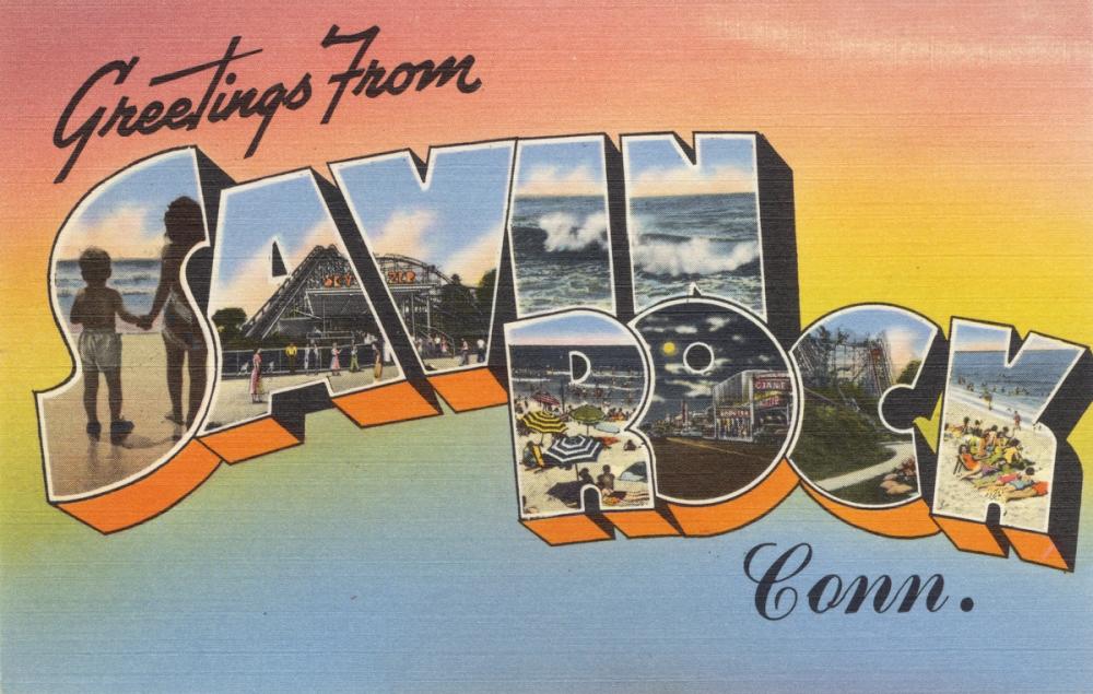 Greetings from Savin Rock - Screenprint Postcard