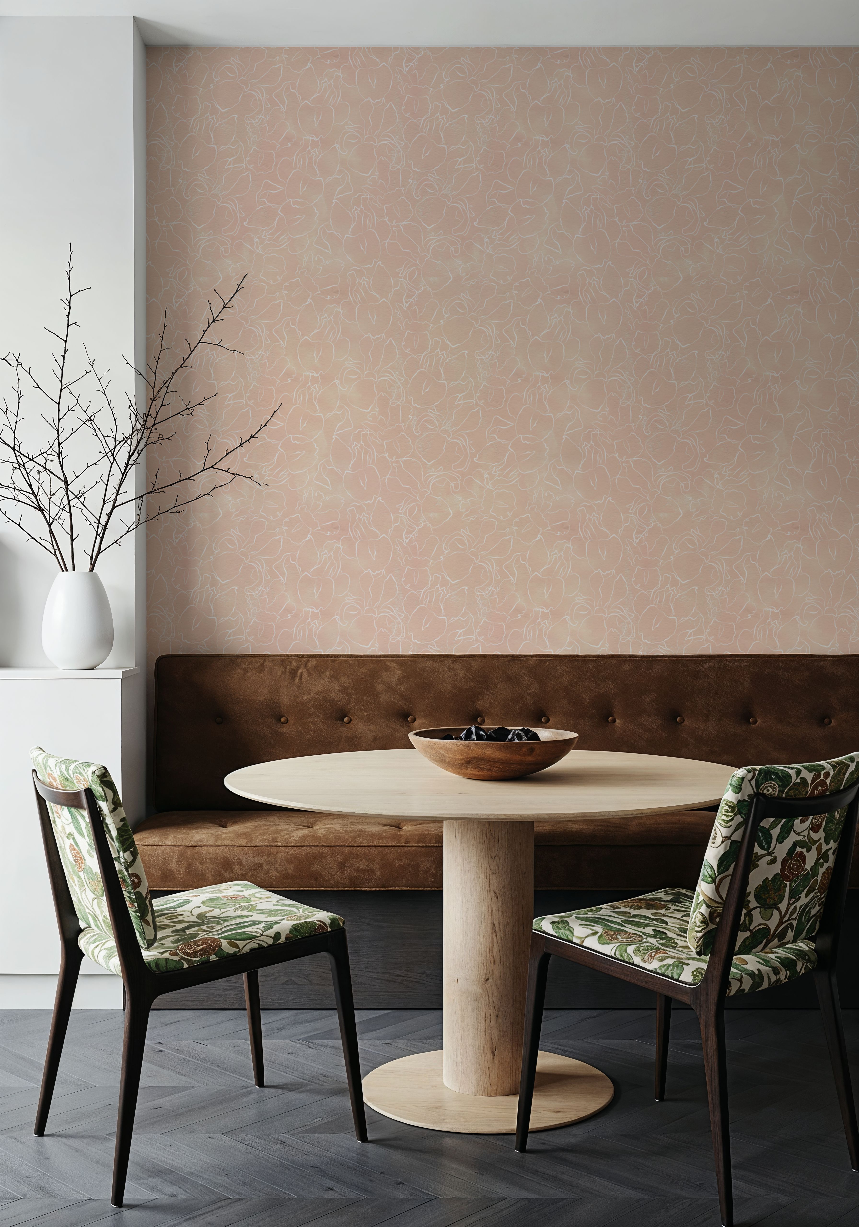 Peach Lilies, Papier peint