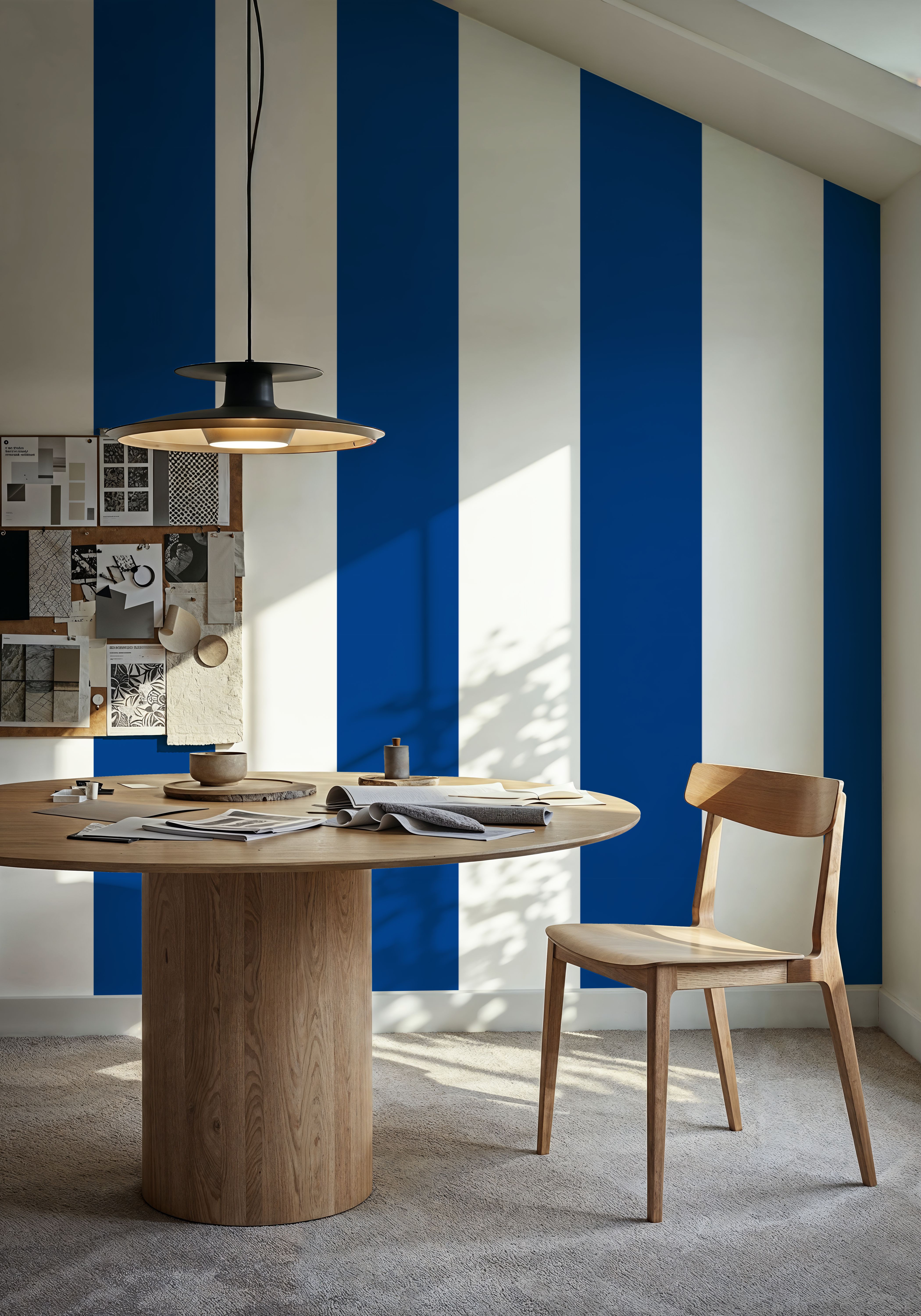 Circus Stripes, Blueberry