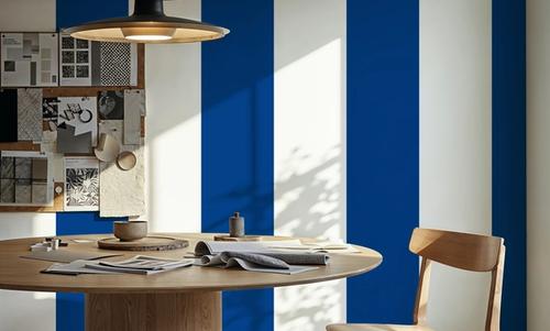 Circus Stripes, Blueberry