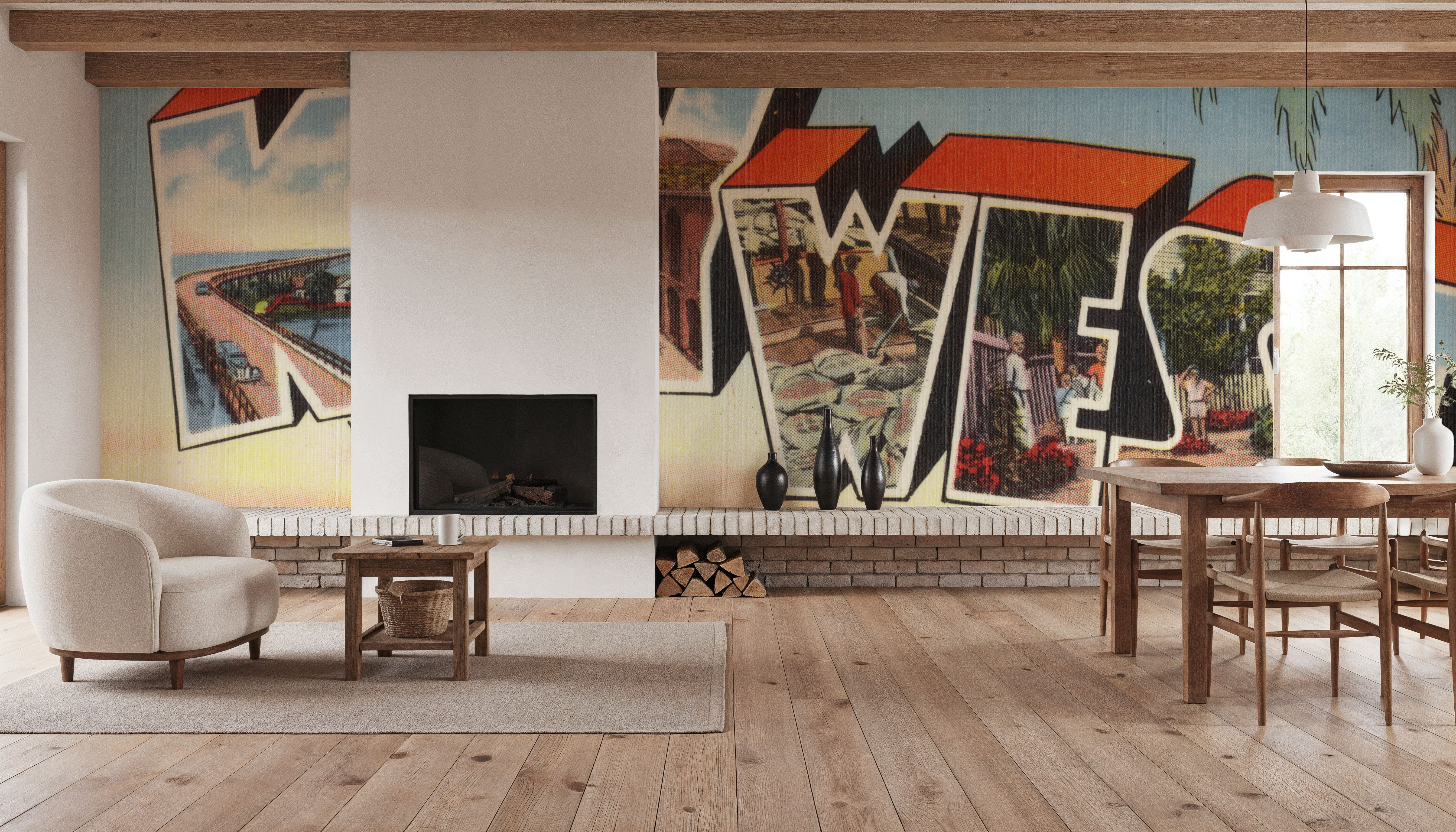 Greetings from Key West - Screenprint Postcard