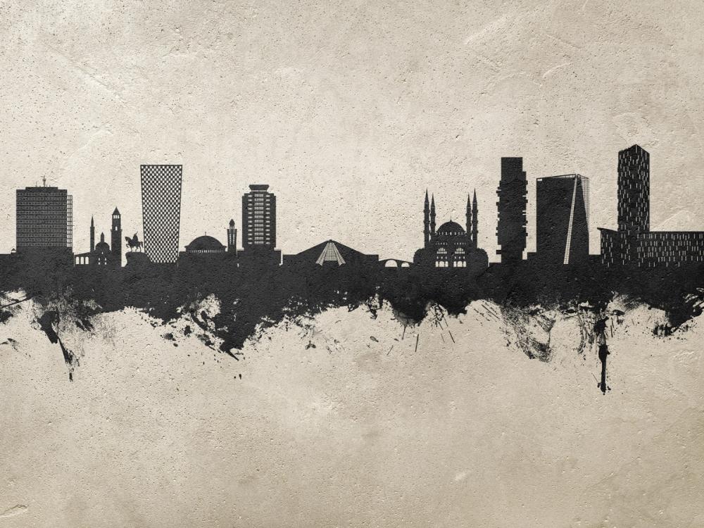 Tirana Skyline Concrete