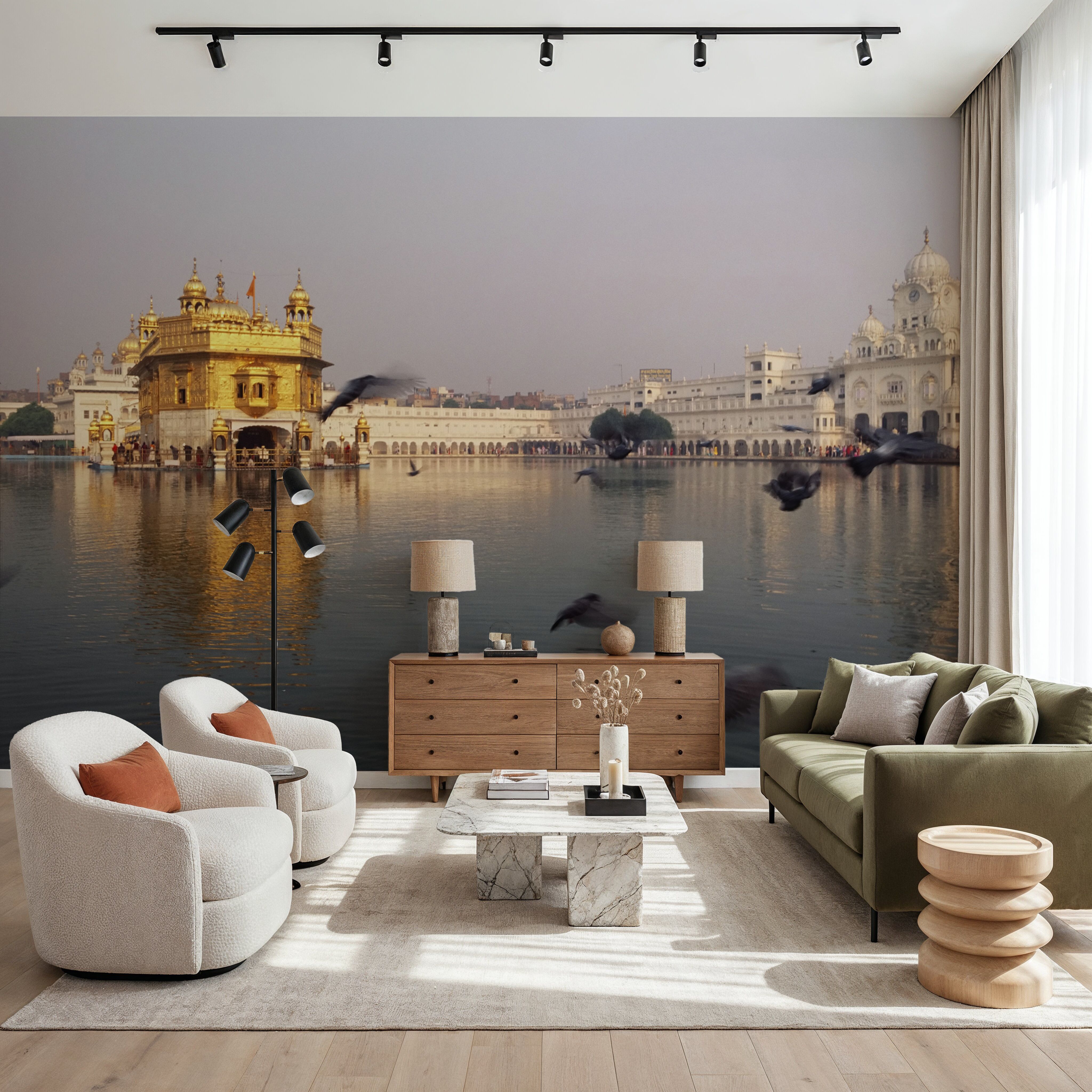 Golden Sanctuary Reflection