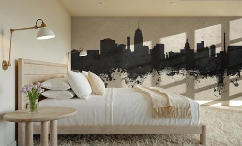 Lansing Michigan Skyline Concrete